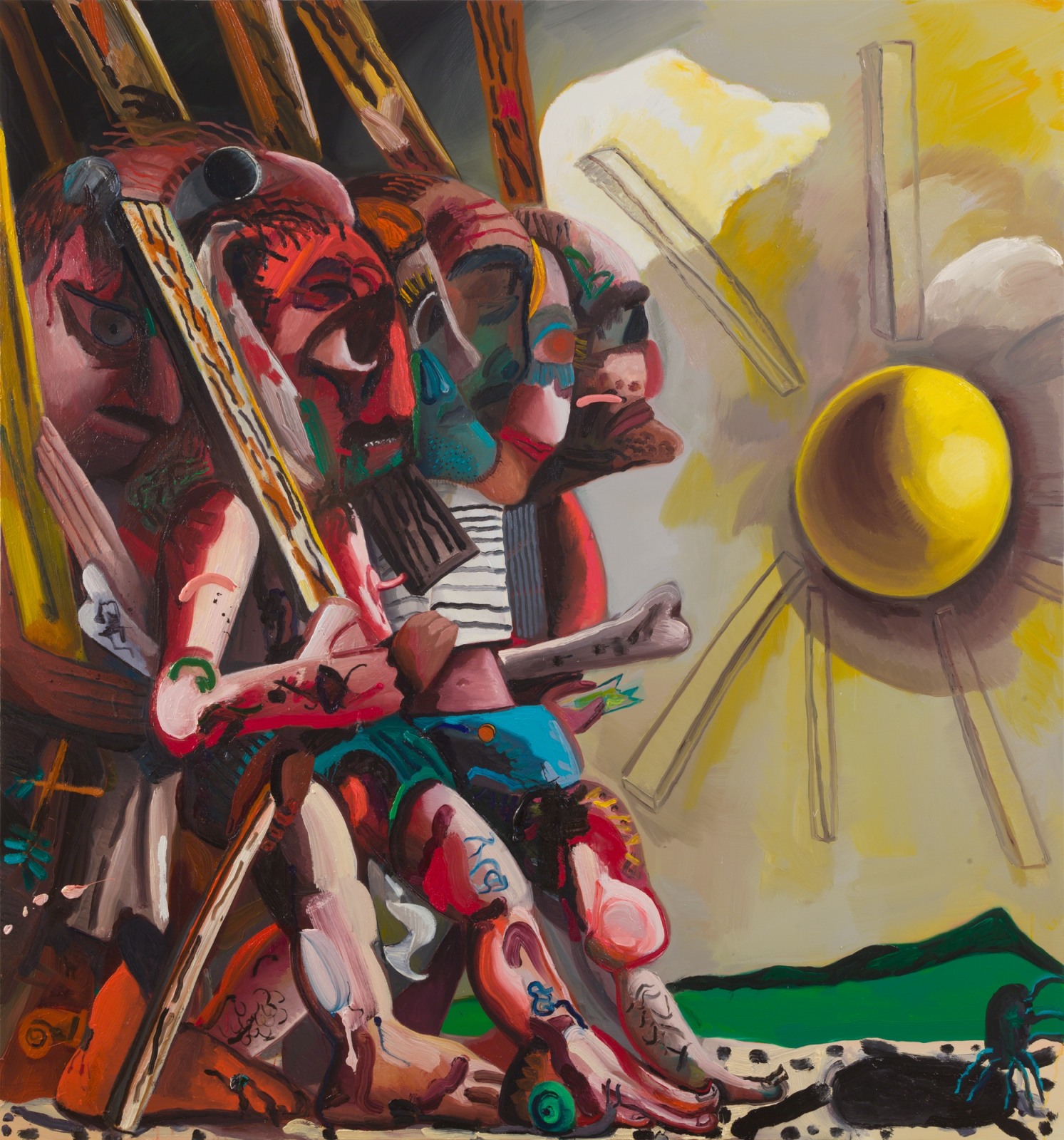 Dana Schutz, Beat Out the Sun