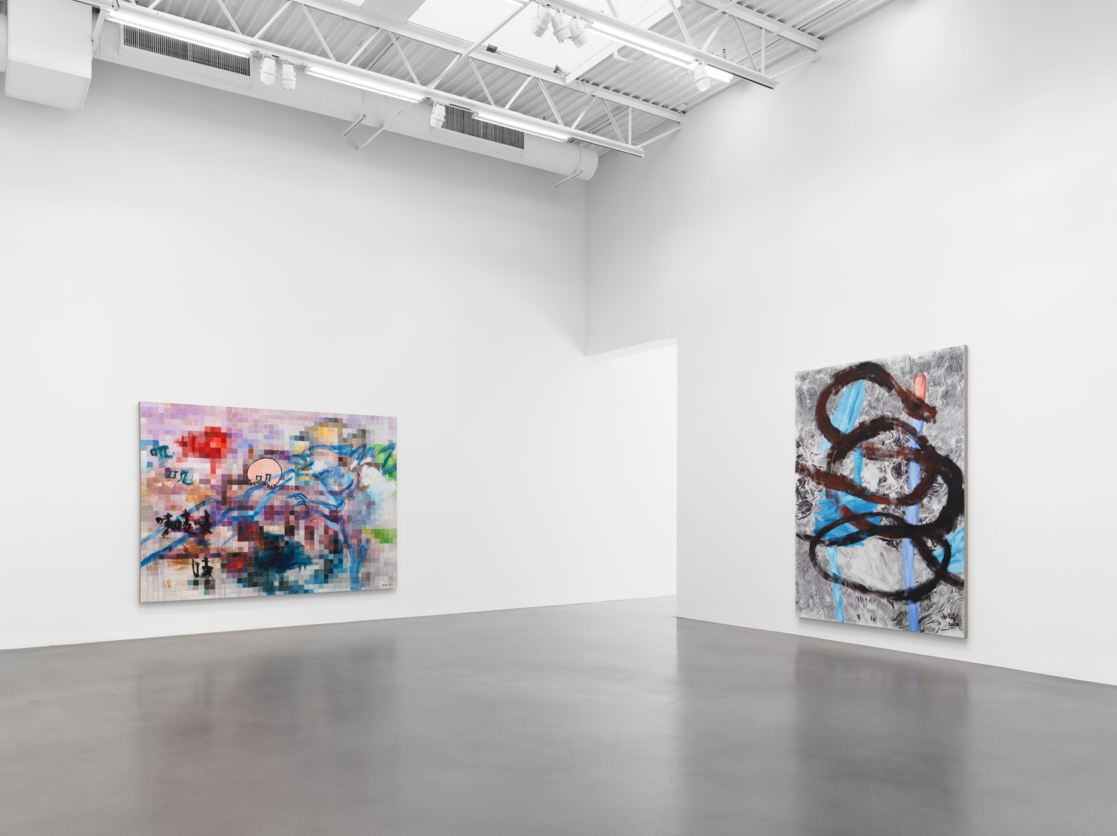 Installation view, Xie Nanxing, Adverb High Command, Petzel, 2022