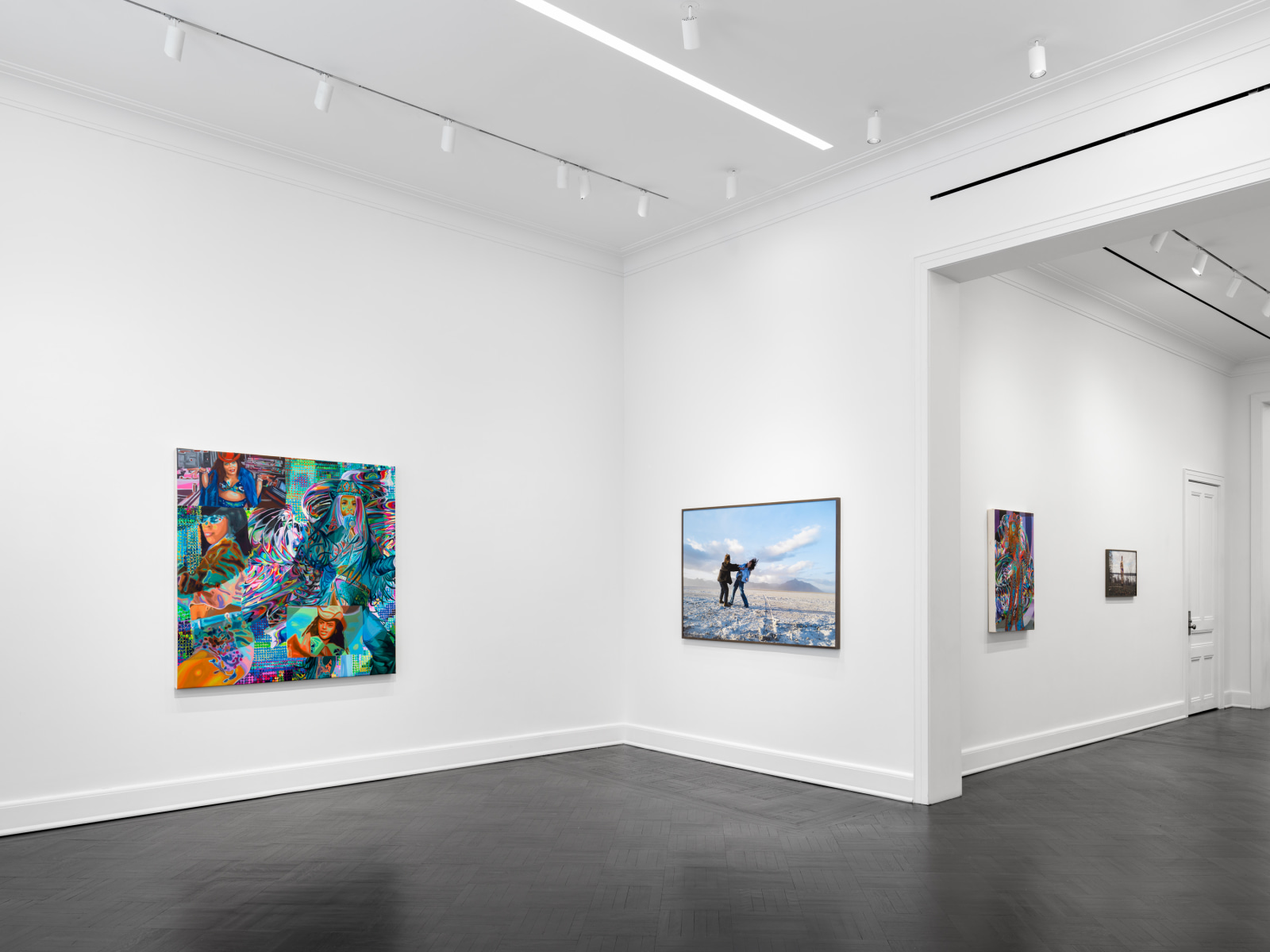 Installation view, Dana Hoey and Caitlin Cherry, Hello Trouble, Petzel, 2022