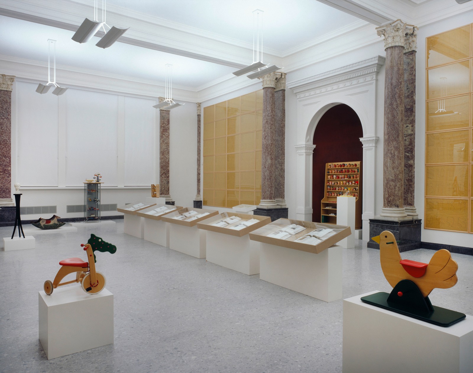 Hanne Darboven. Kinder dieser Welt (Children of This World), 1990&ndash;96, Installation view, Staatsgalerie Stuttgart, 1997