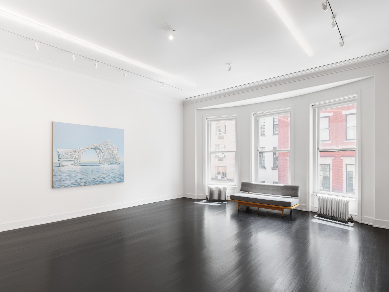 Installation view, Sean Landers, Unnatural Disasters, Petzel, 2022