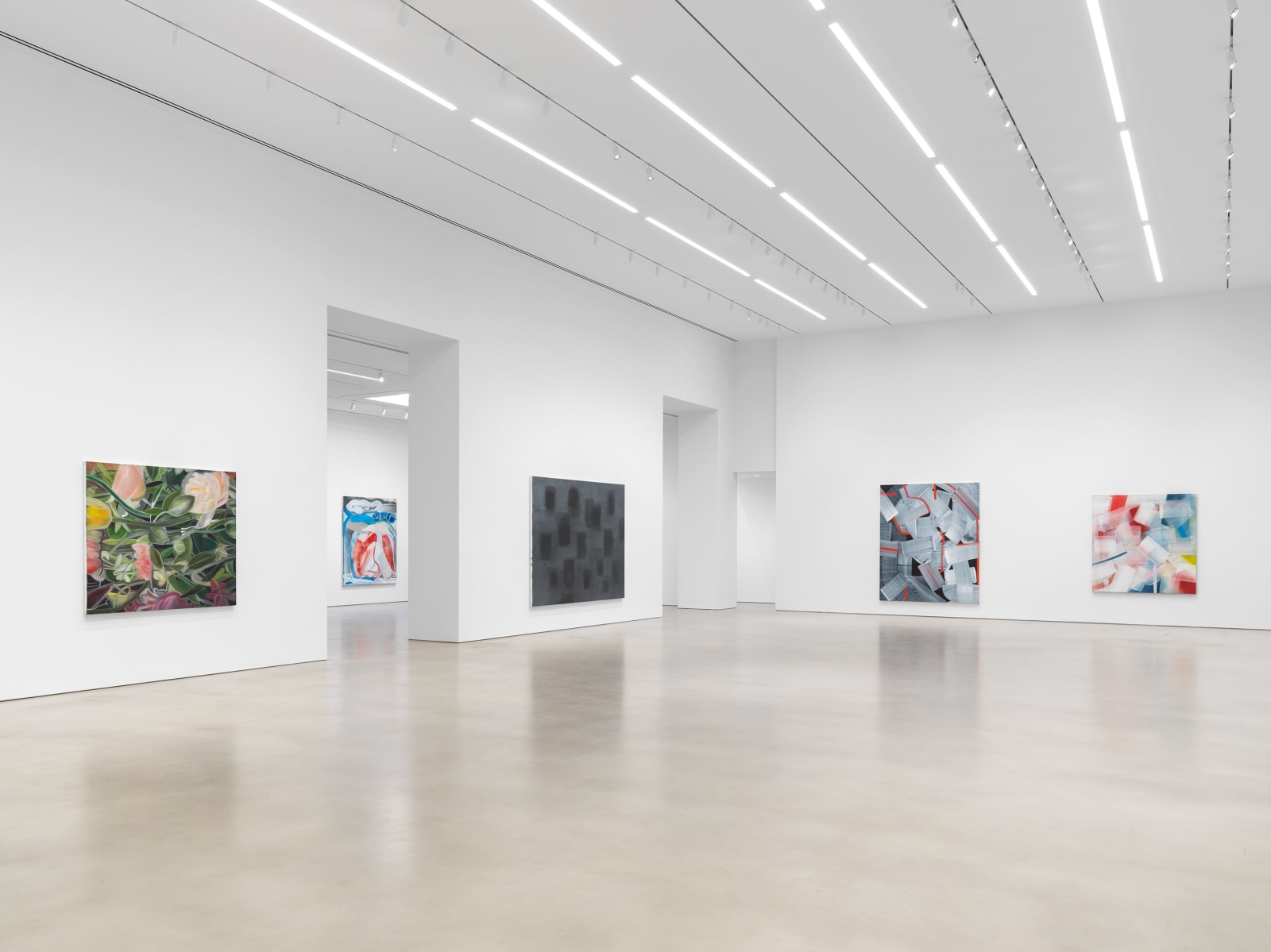 Installation view, Ross Bleckner, Mashber, Petzel, 2024