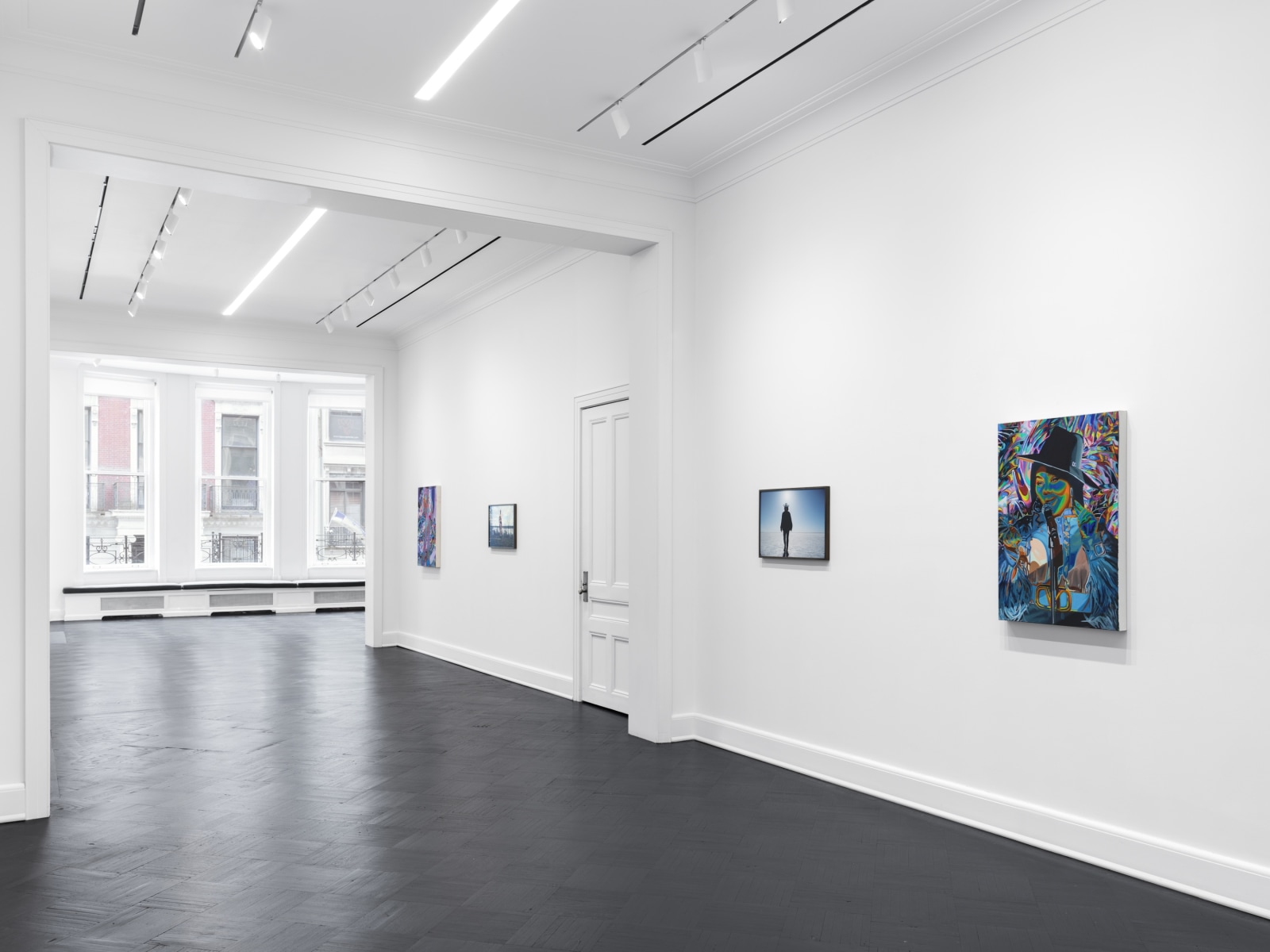 Installation view, Dana Hoey and Caitlin Cherry, Hello Trouble, Petzel, 2022