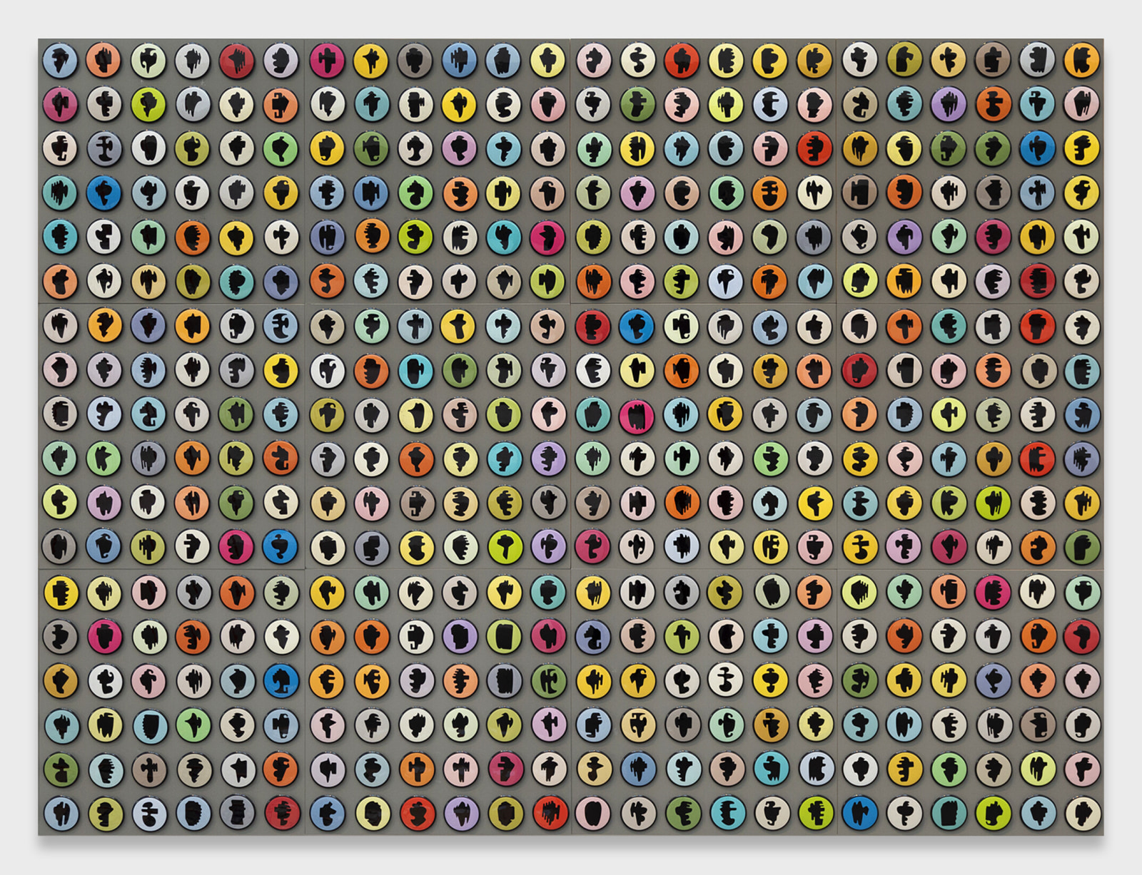 Allan McCollum, Collection of Four Hundred and Thirty-two Shapes Buttons