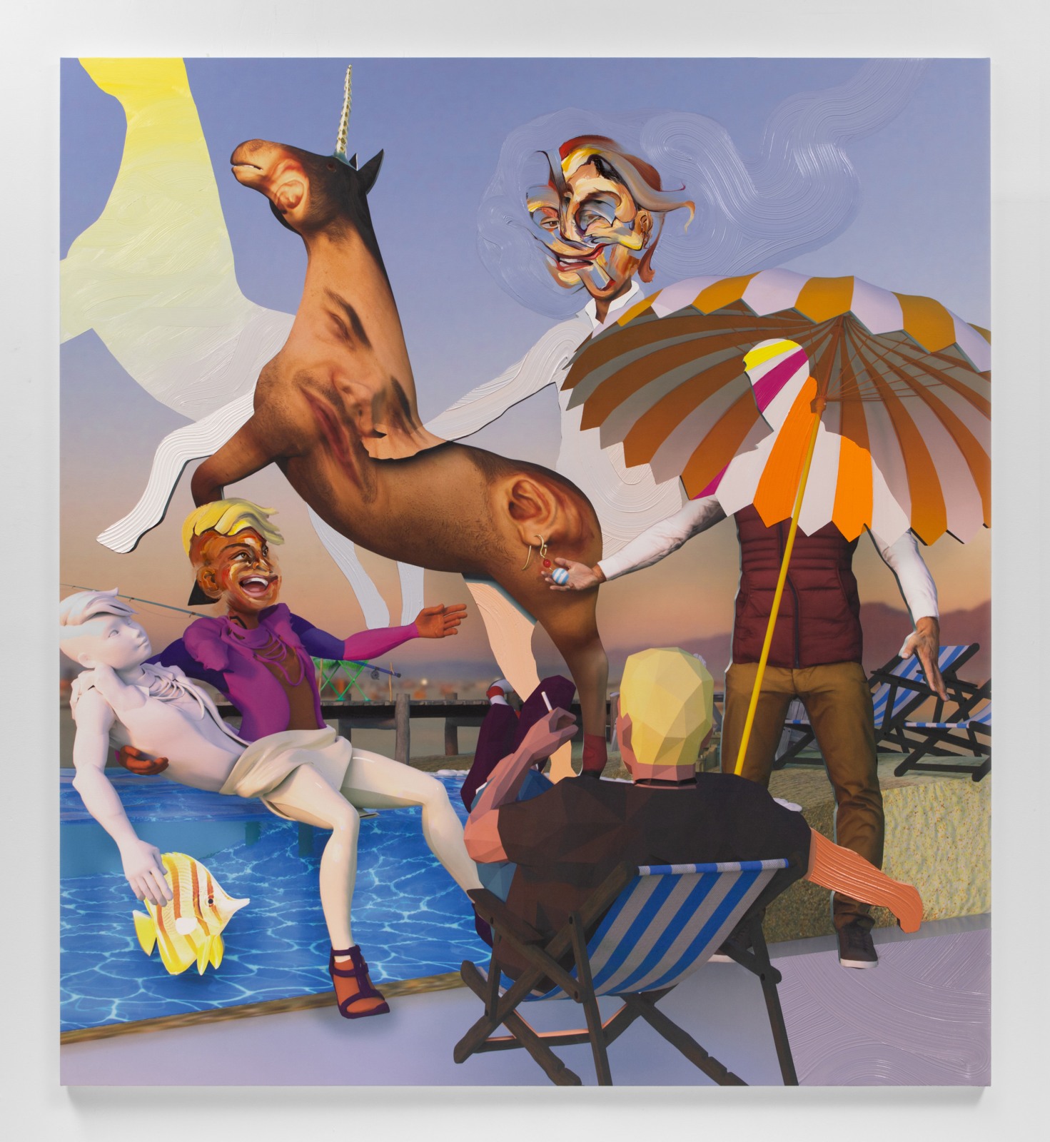 Pieter Schoolwerth, Unicorn Beach Platform (Rigged #15)