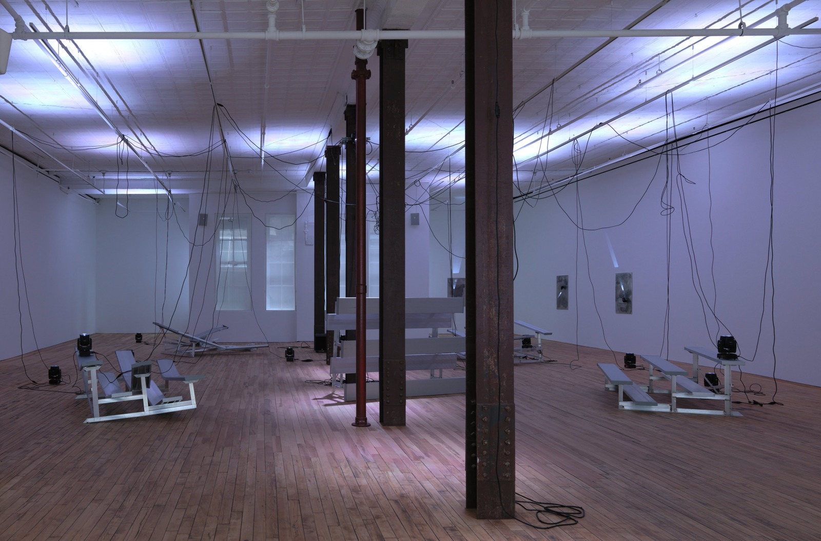 Installation view, Nikita Gale, END OF SUBJECT, 52 Walker, New York, 2022