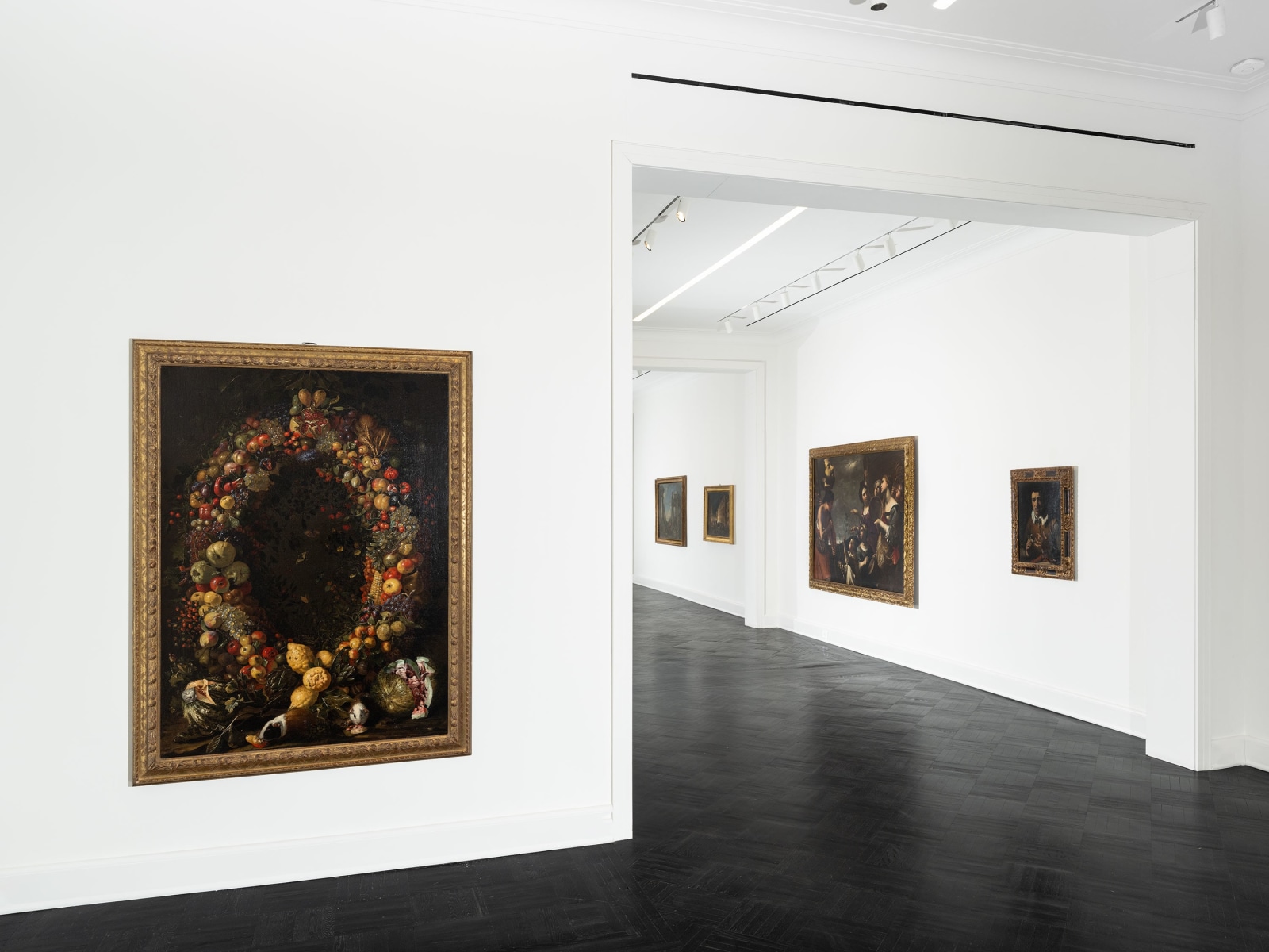 Installation view, Time Travel,&nbsp;Italian Masters through a Contemporary Lens, Petzel, 2023