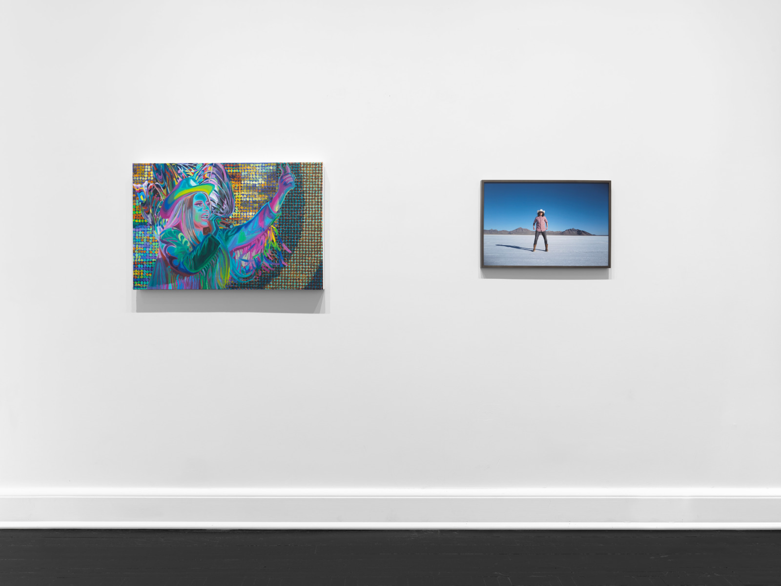 Installation view, Dana Hoey and Caitlin Cherry, Hello Trouble, Petzel, 2022