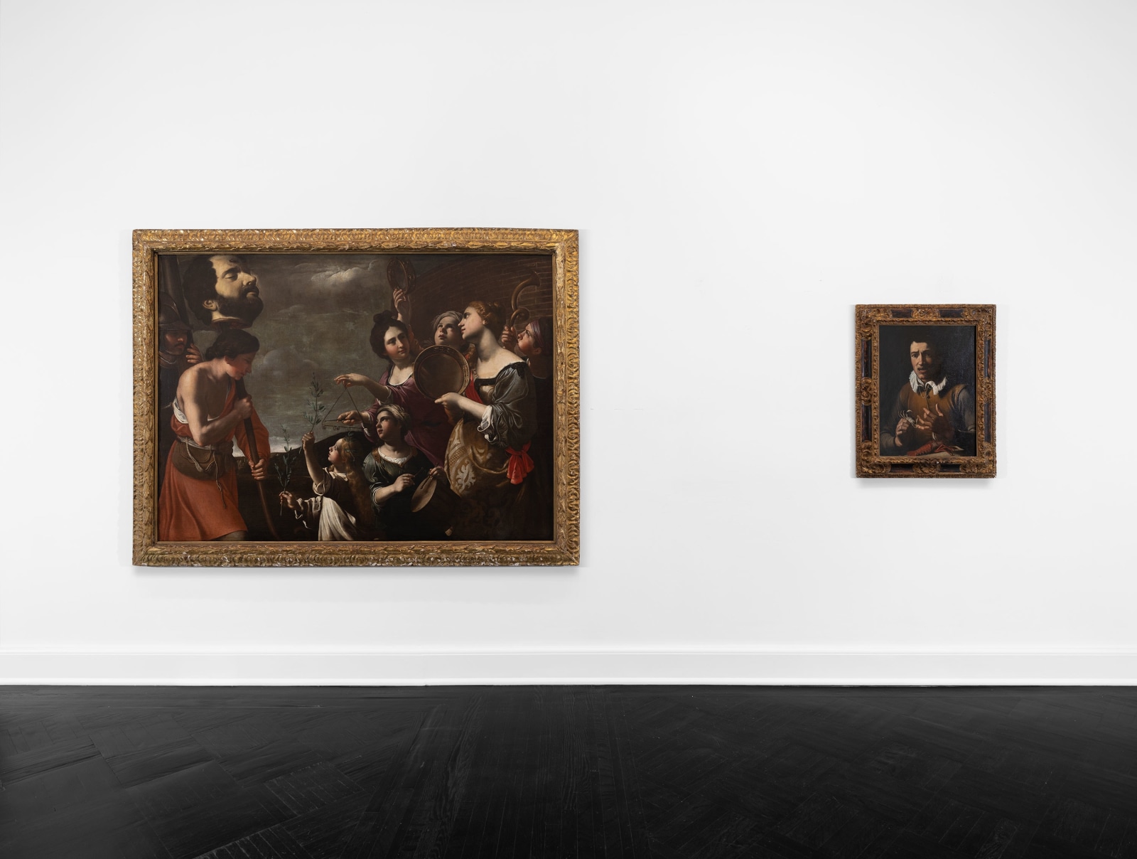 Installation view, Time Travel,&nbsp;Italian Masters through a Contemporary Lens, Petzel, 2023