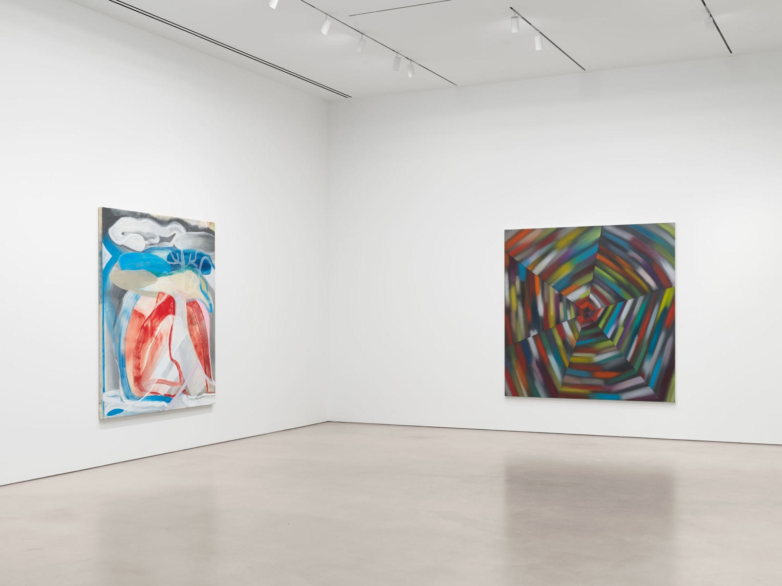 Installation view, Ross Bleckner, Mashber, Petzel, 2024