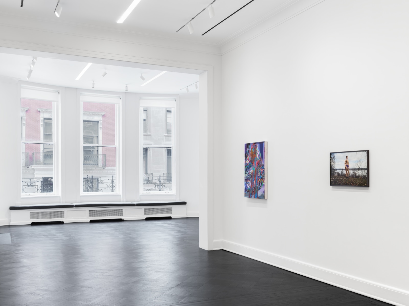 Installation view, Dana Hoey and Caitlin Cherry, Hello Trouble, Petzel, 2022