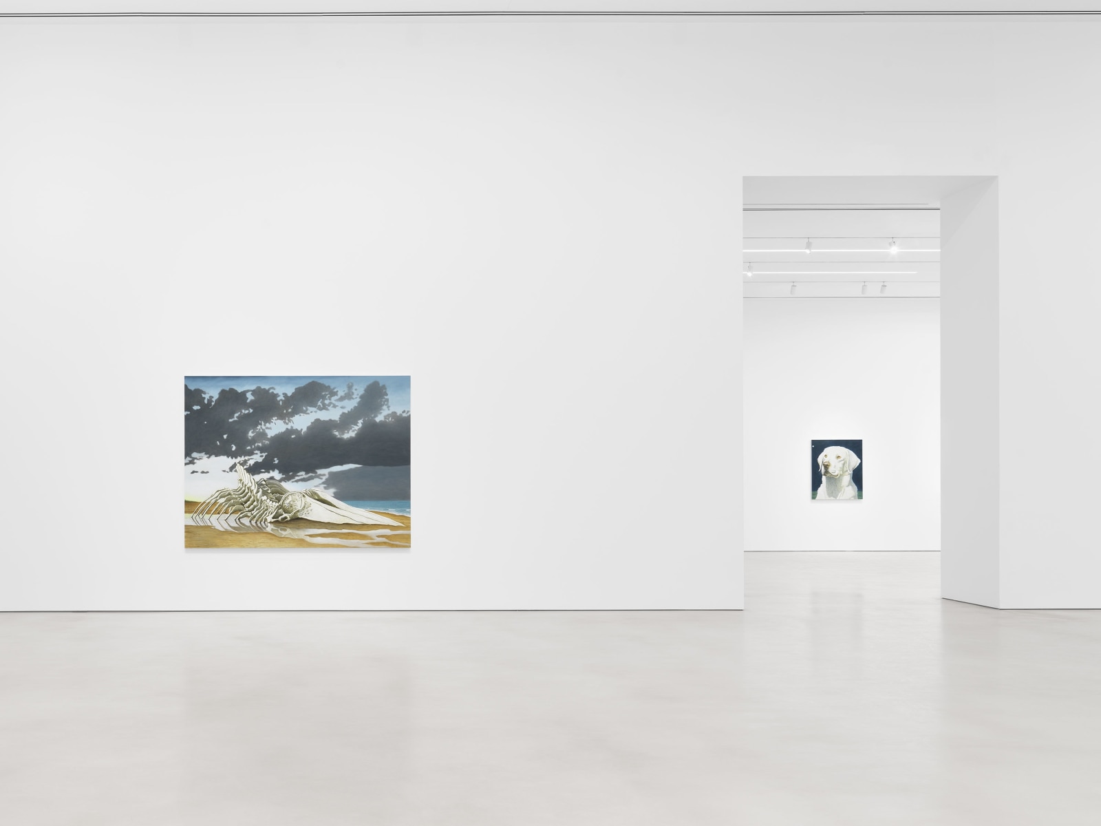 Installation view, Sean Landers, Adrift,&nbsp;Petzel, 2023