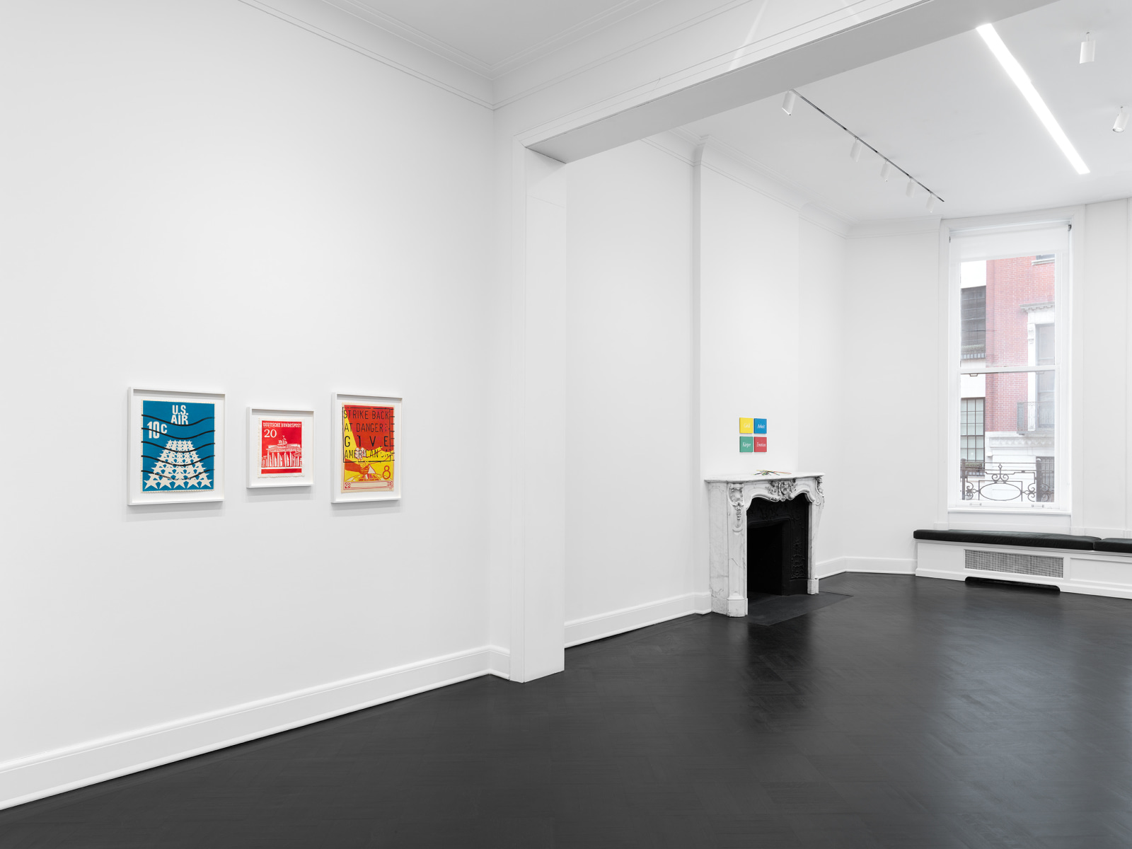 Installation view, KP Brehmer,&nbsp;Welt im Kopf [World in Mind], Petzel, 2023