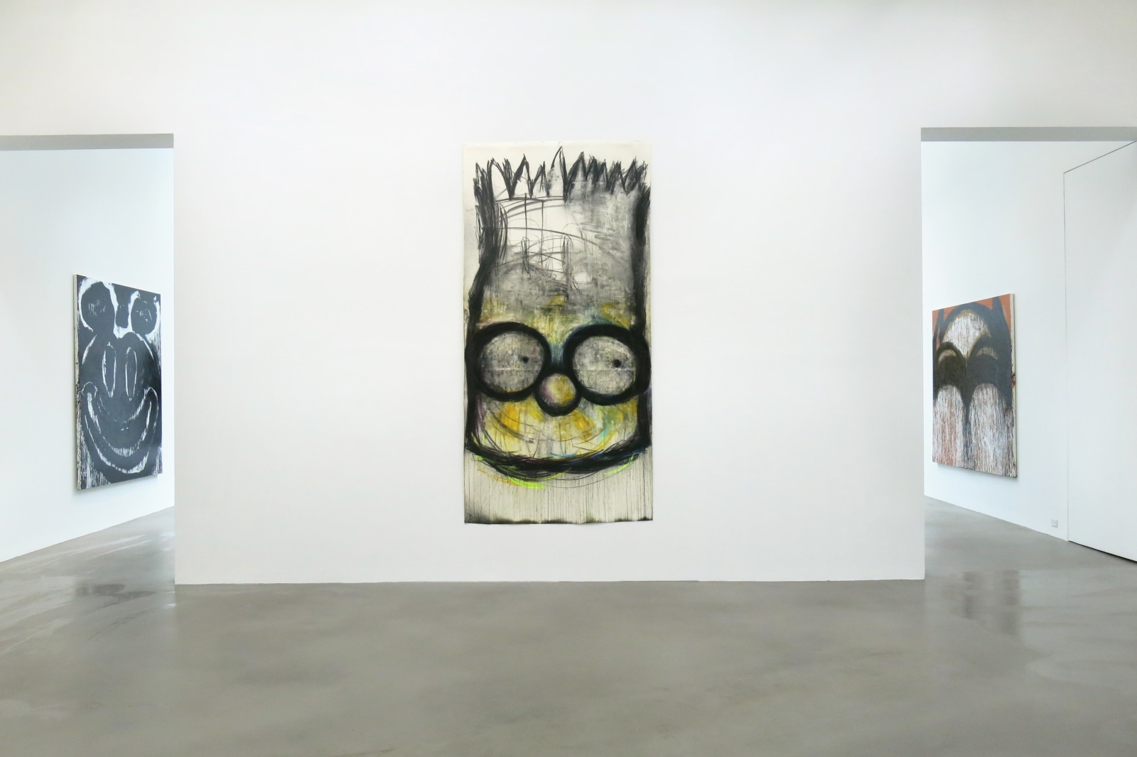 Joyce Pensato: Castaway, Petzel Gallery, 2015  Installation view