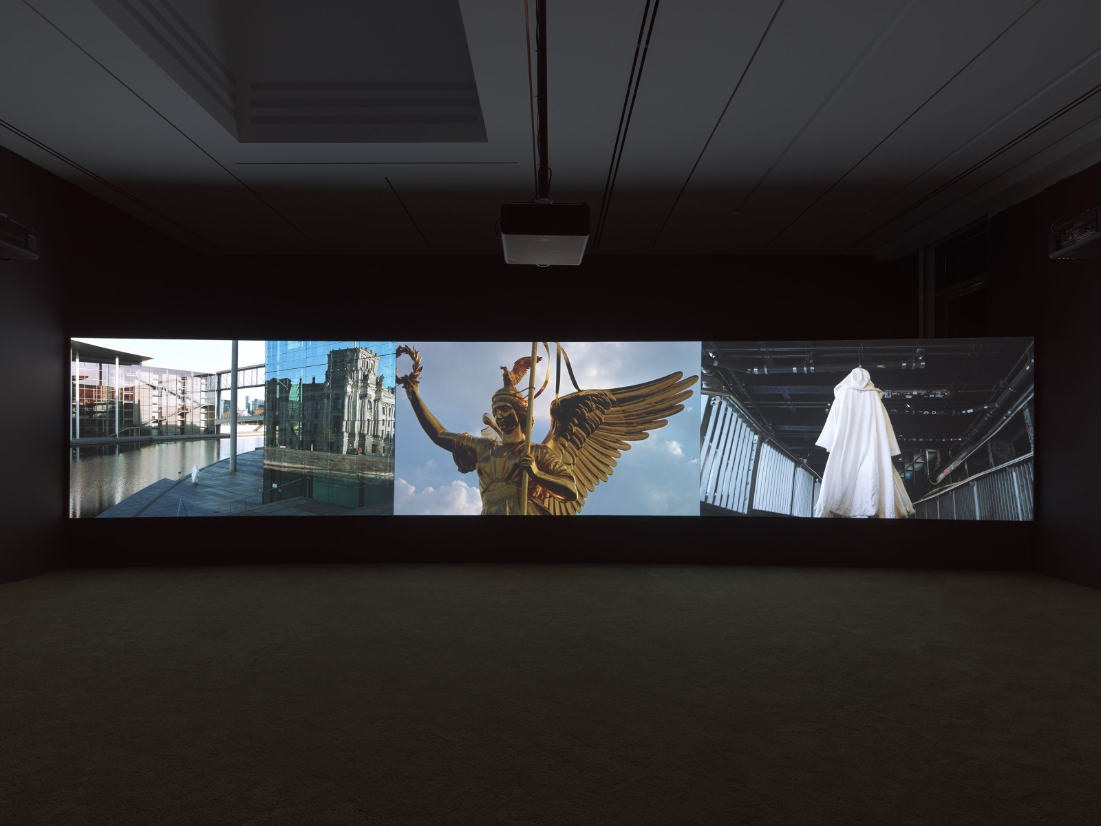 Installation view, Yael Bartana,&nbsp;Malka Germania, Petzel, 2023