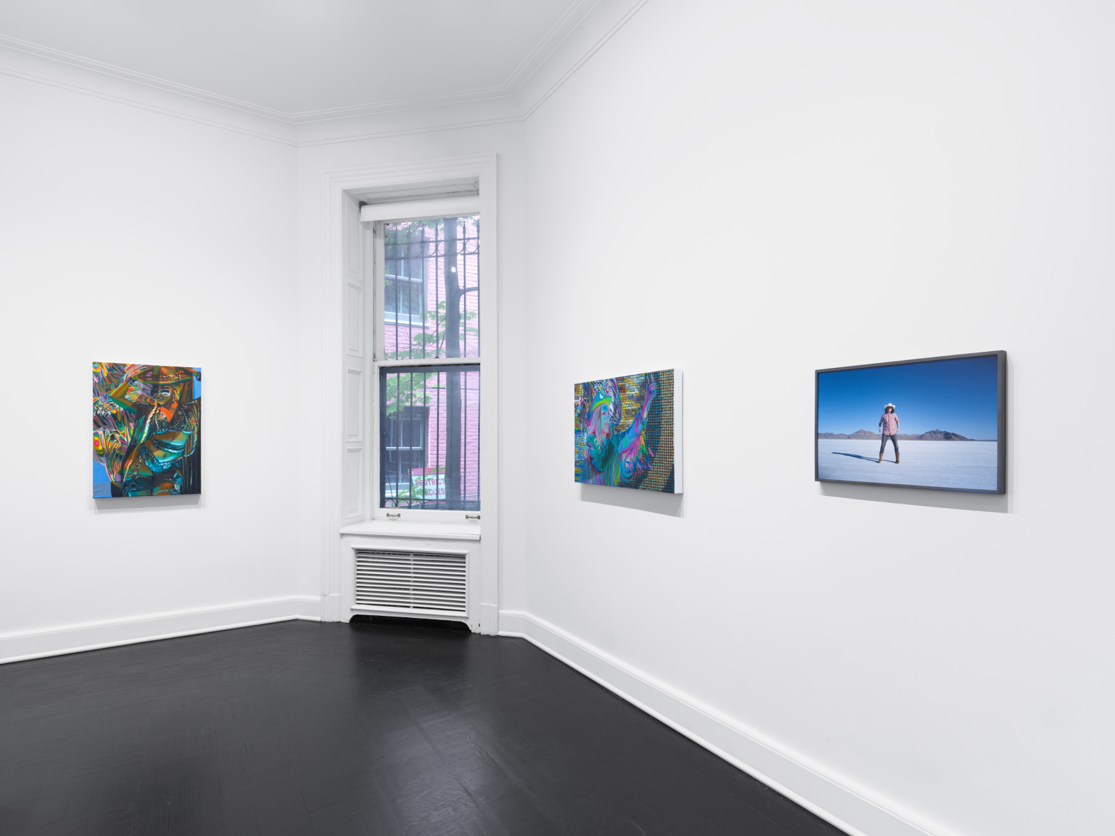 Installation view, Dana Hoey and Caitlin Cherry, Hello Trouble, Petzel, 2022