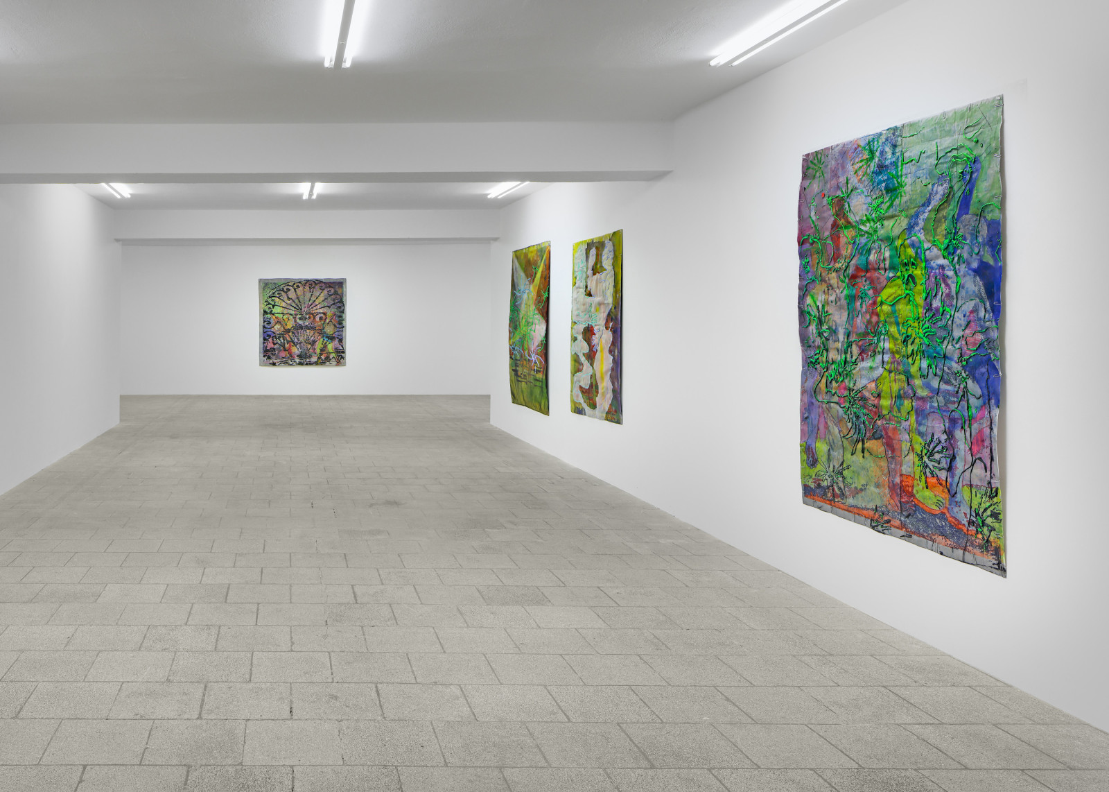 Installation view, Austin Martin White,&nbsp;Last Dance, Capitain Petzel, Berlin, 2022