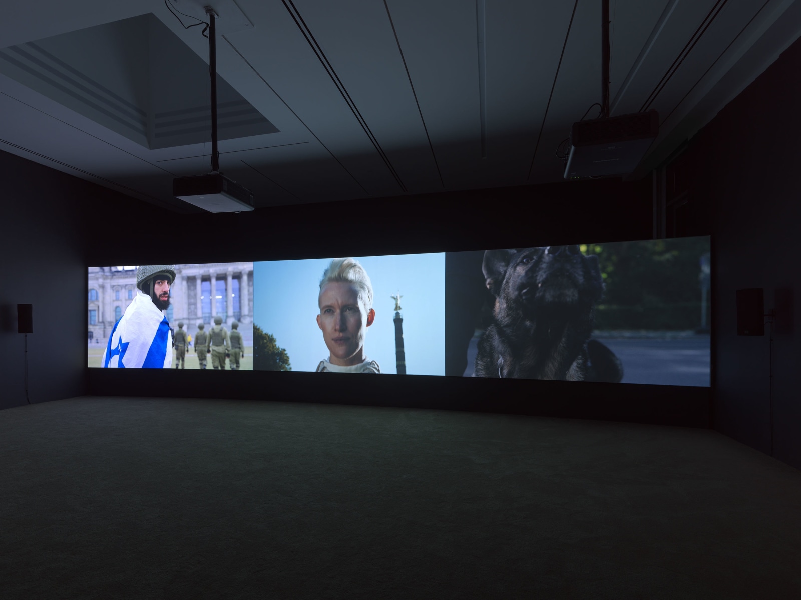 Installation view, Yael Bartana,&nbsp;Malka Germania, Petzel, 2023