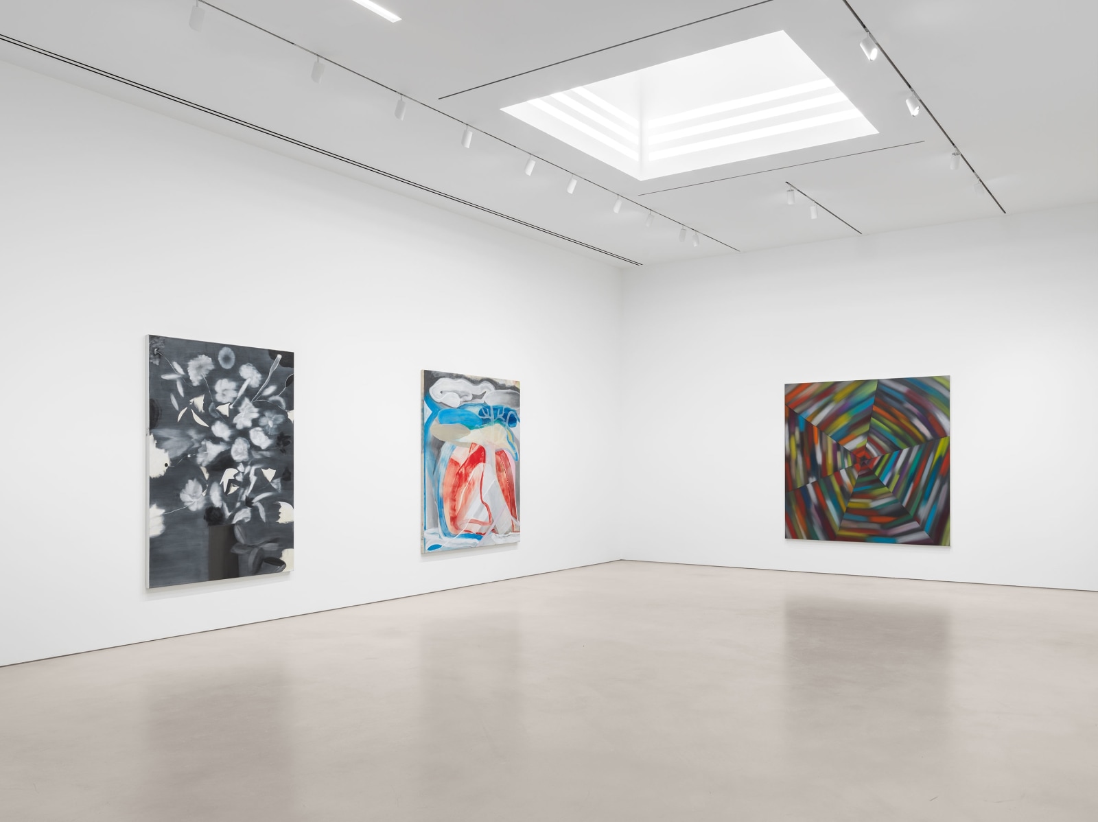 Installation view, Ross Bleckner, Mashber, Petzel, 2024