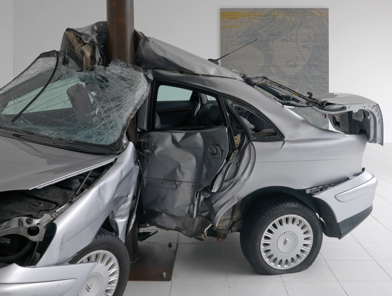 Installation view, Dirk Skreber, Museum Dhondt-Dhaenens, Gent, Belgium