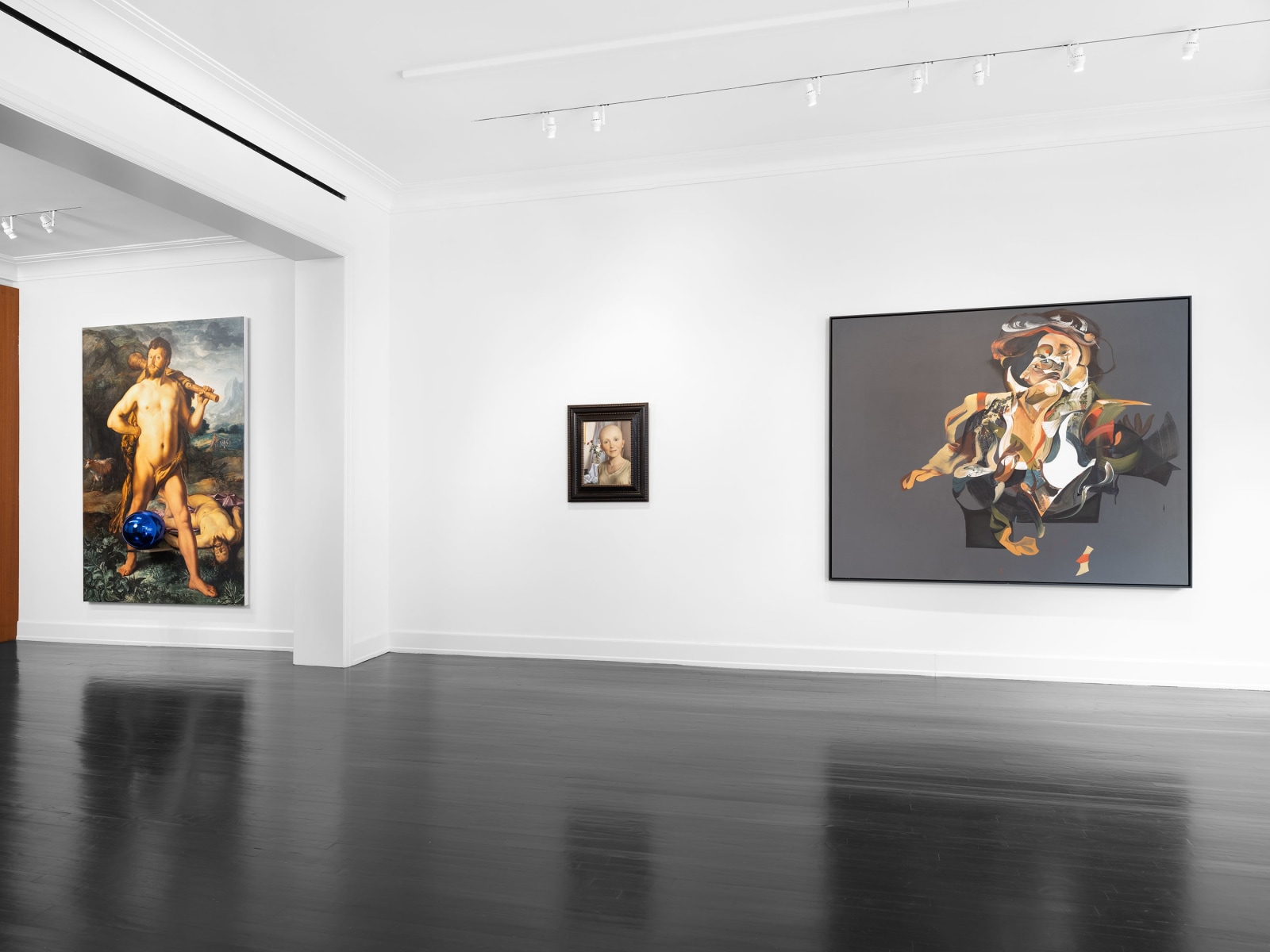 Installation view, Time Travel,&nbsp;Italian Masters through a Contemporary Lens, Petzel, 2023