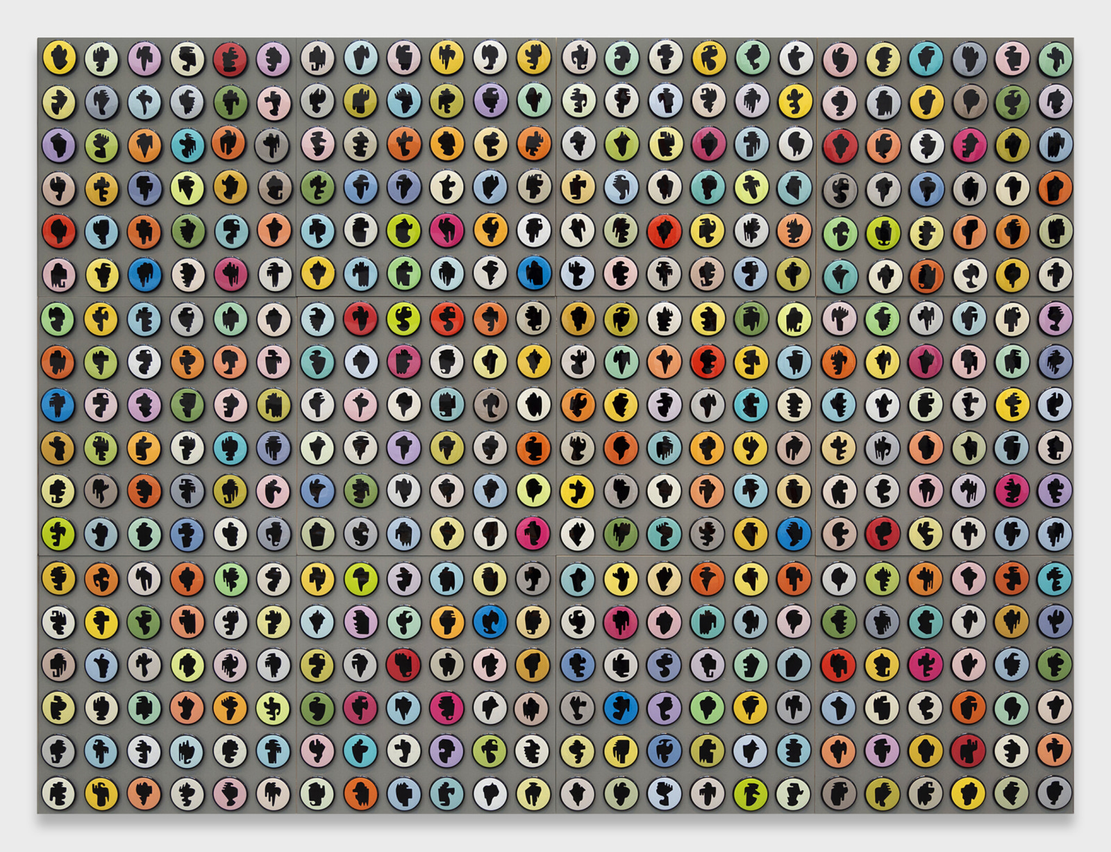 Allan McCollum, Collection of Four Hundred and Thirty-two Shapes Buttons