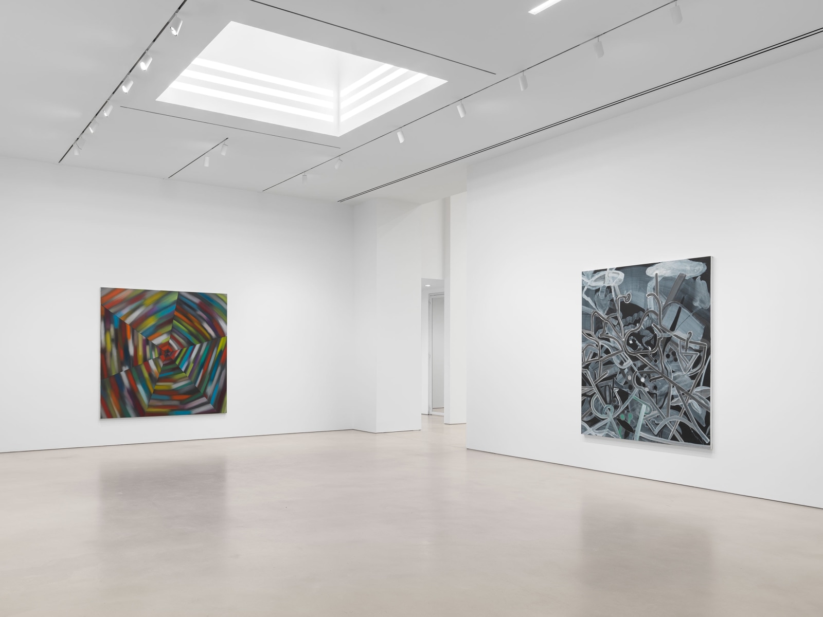 Installation view, Ross Bleckner, Mashber, Petzel, 2024