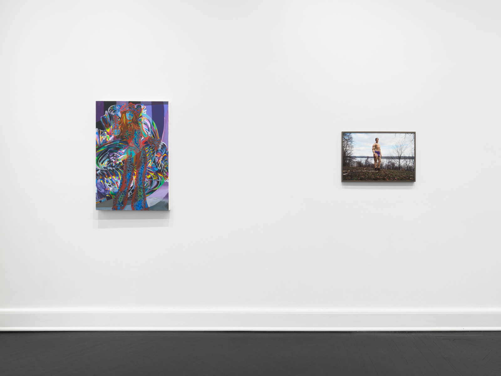 Installation view, Dana Hoey and Caitlin Cherry, Hello Trouble, Petzel, 2022