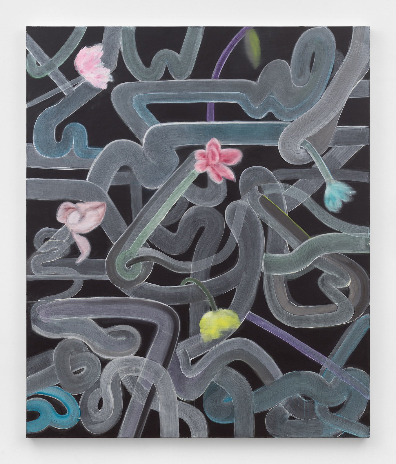 Ross Bleckner, Love Is Like a Braid, 2023