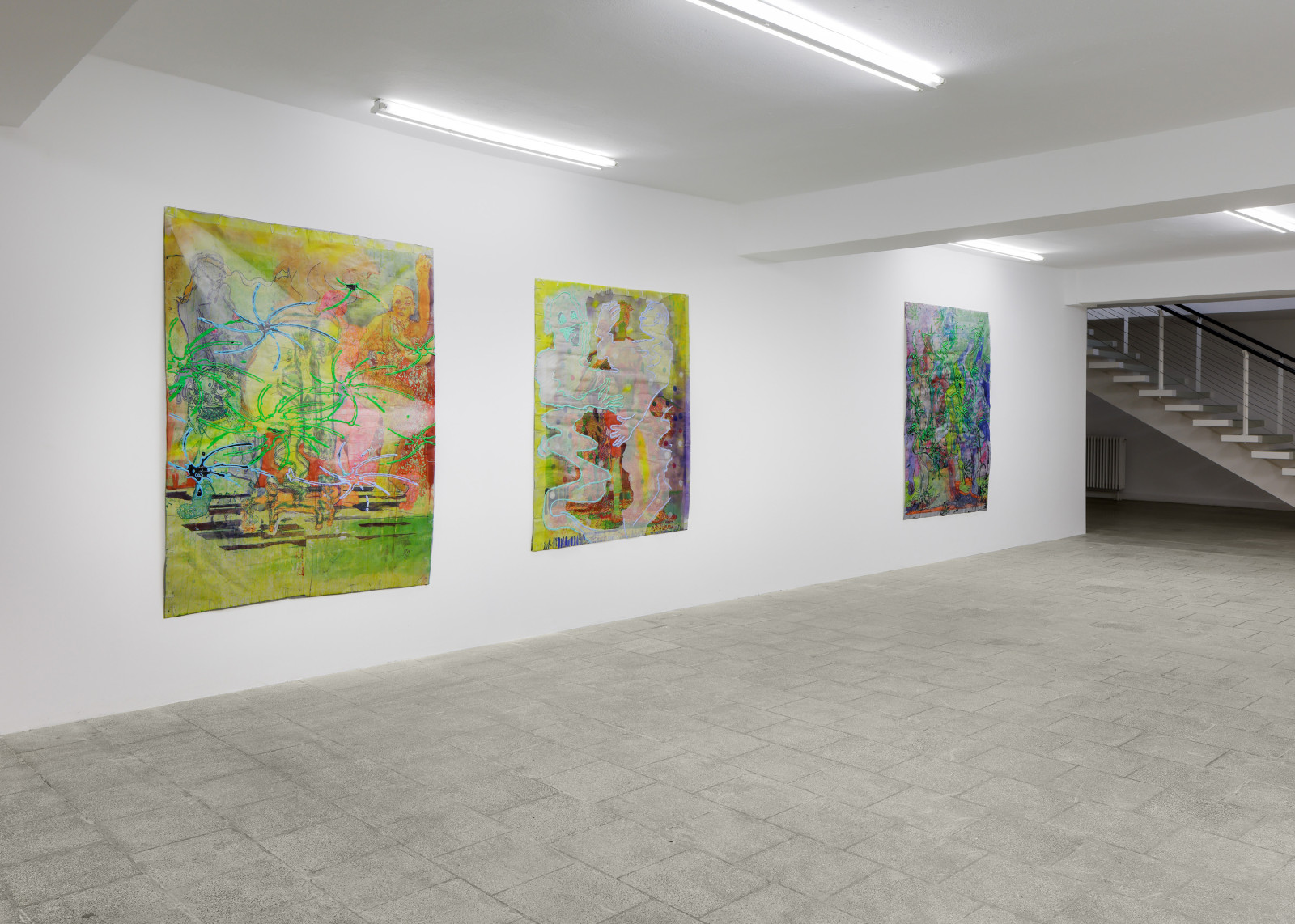 Installation view, Austin Martin White,&nbsp;Last Dance, Capitain Petzel, Berlin, 2022