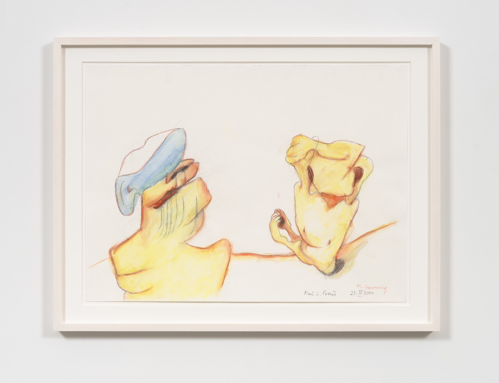 Maria Lassnig, Mann und Frau