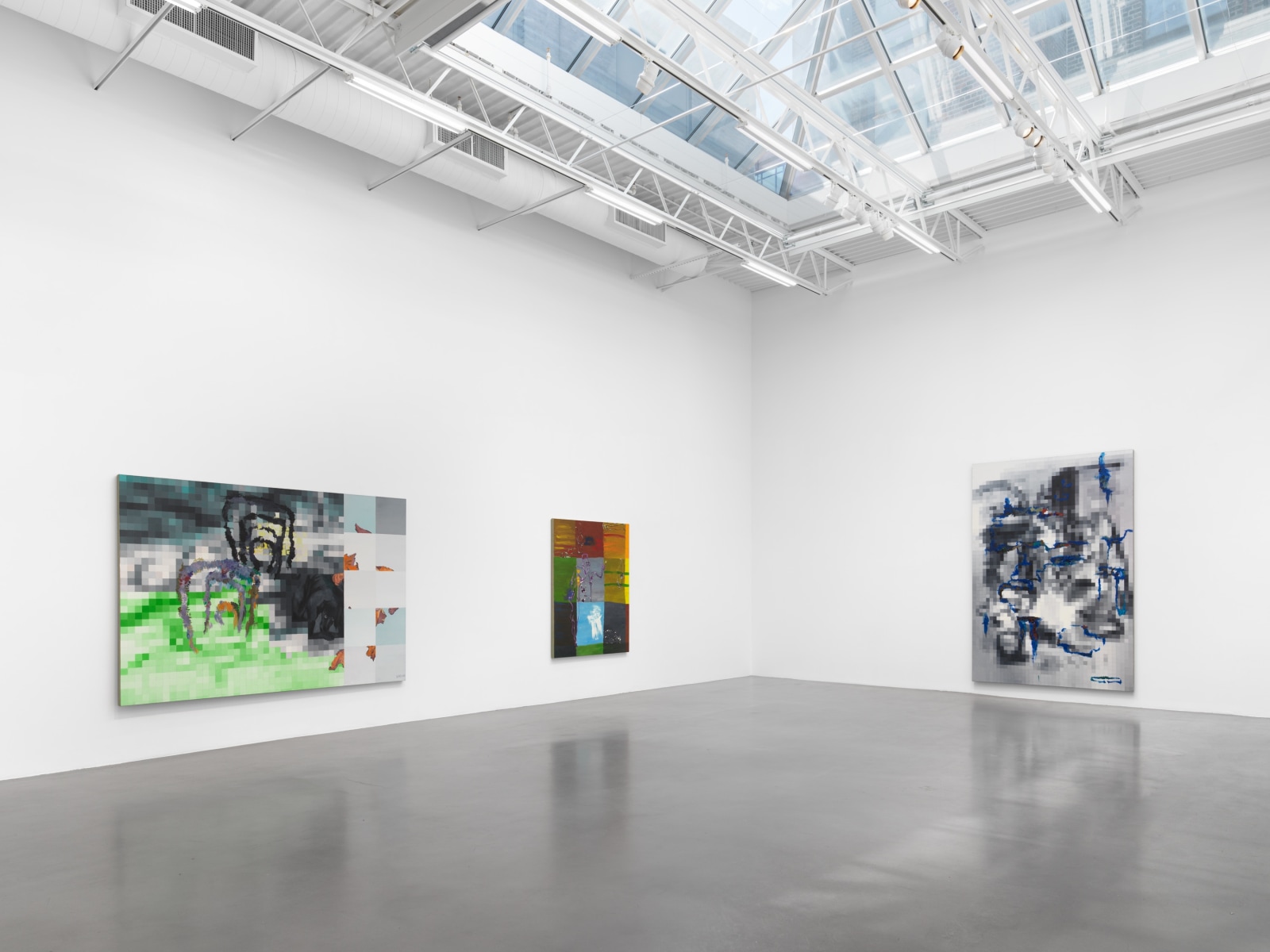 Installation view, Xie Nanxing, Adverb High Command, Petzel, 2022