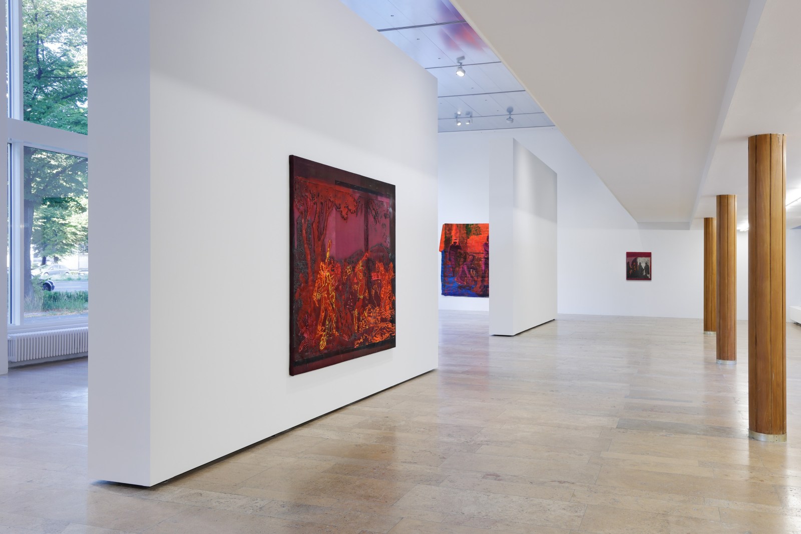 Installation view, Austin Martin White,&nbsp;Last Dance, Capitain Petzel, Berlin, 2022