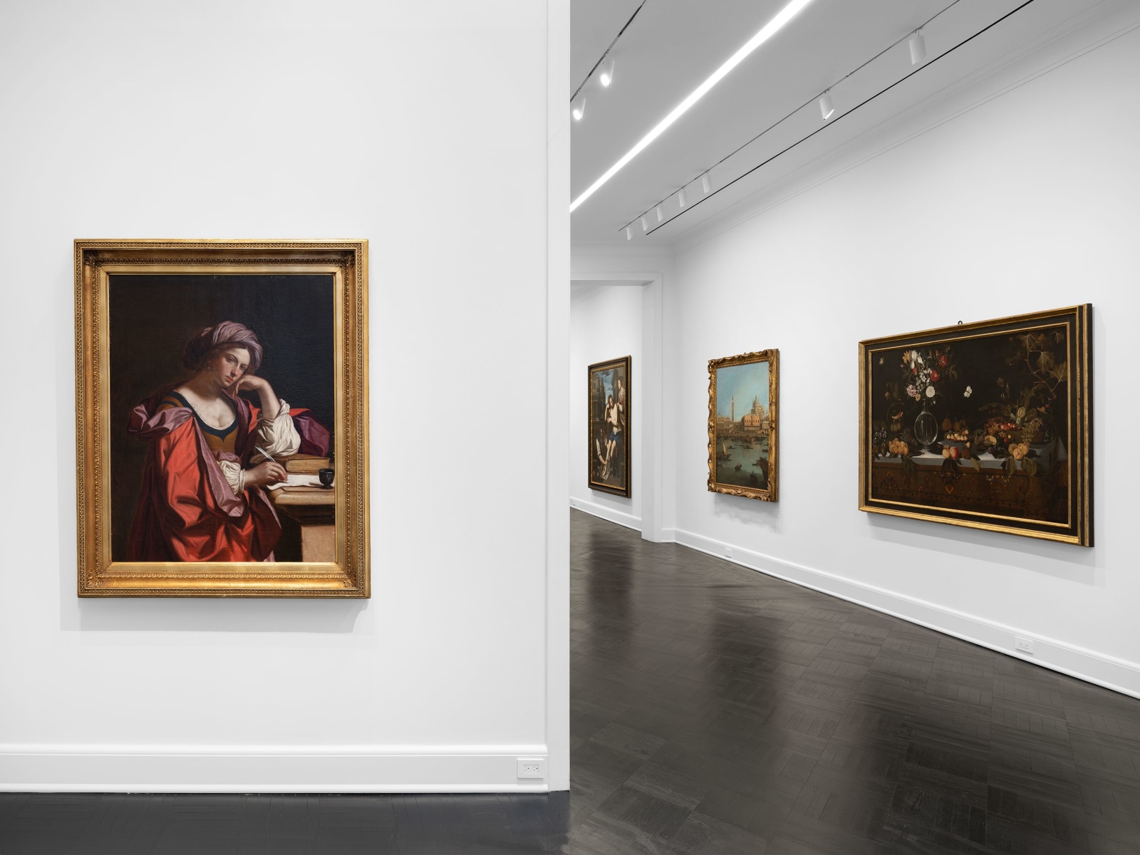 Installation view, Time Travel,&nbsp;Italian Masters through a Contemporary Lens (Part II), Petzel, 2024