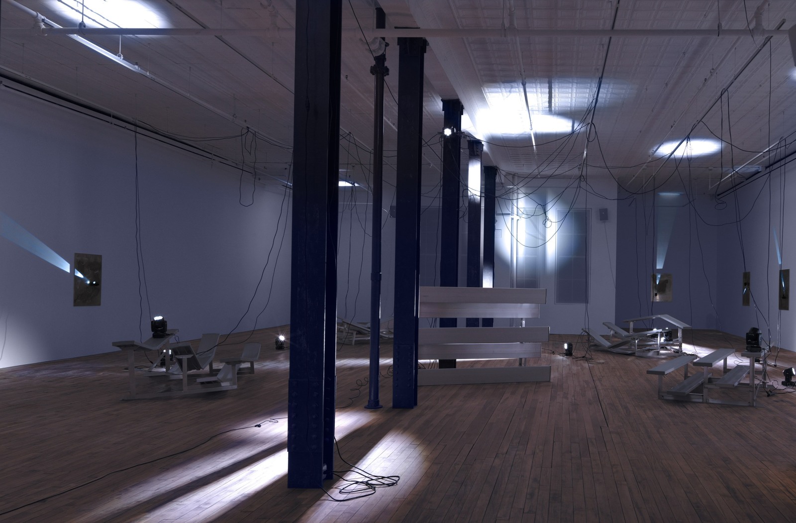 Installation view, Nikita Gale, END OF SUBJECT, 52 Walker, New York, 2022