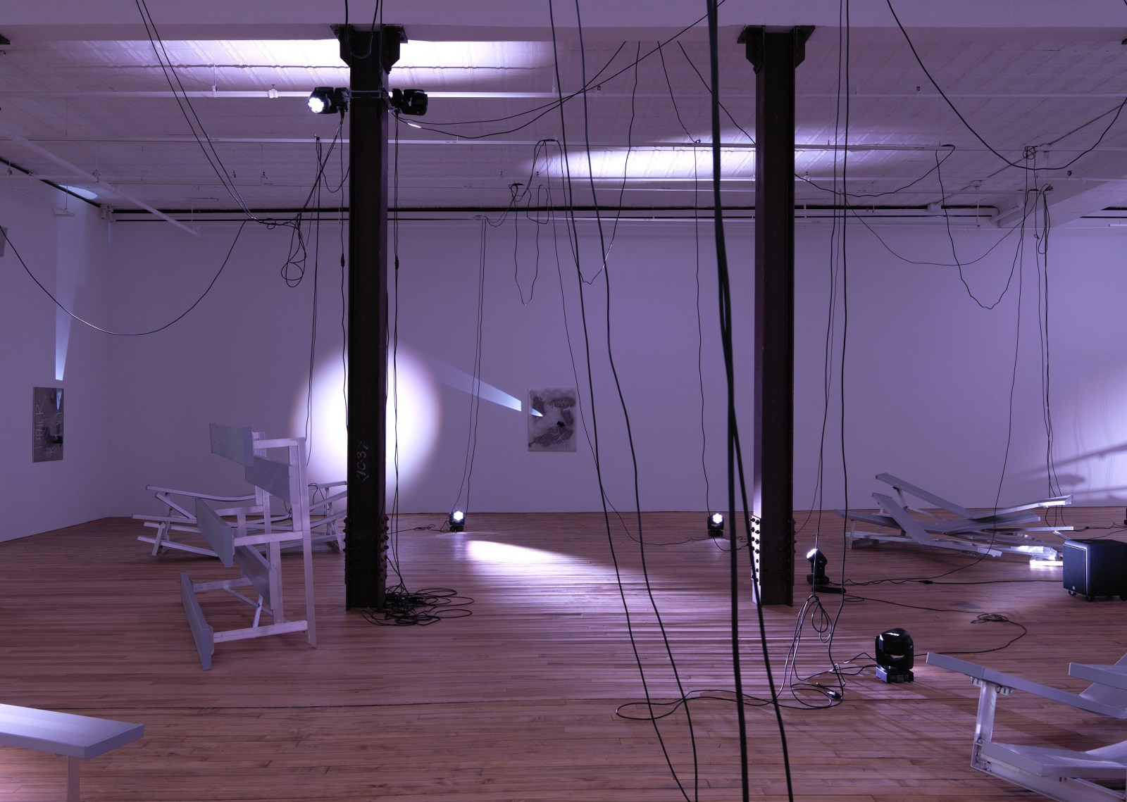 Installation view, Nikita Gale, END OF SUBJECT, 52 Walker, New York, 2022