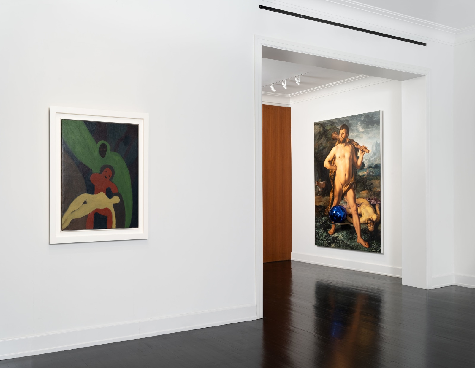 Installation view, Time Travel,&nbsp;Italian Masters through a Contemporary Lens, Petzel, 2023