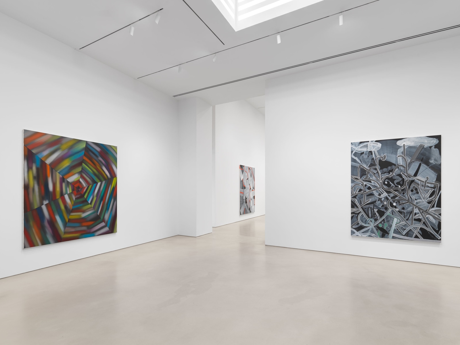 Installation view, Ross Bleckner, Mashber, Petzel, 2024