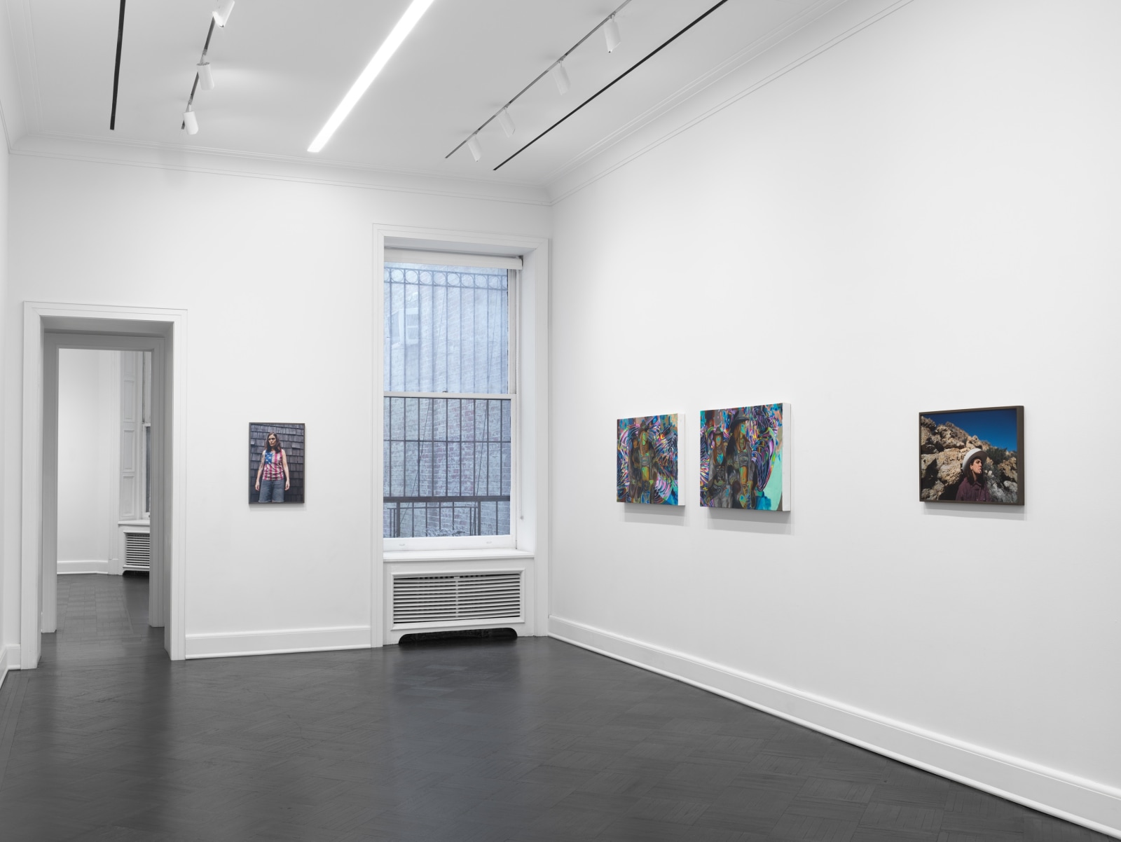 Installation view, Dana Hoey and Caitlin Cherry, Hello Trouble, Petzel, 2022