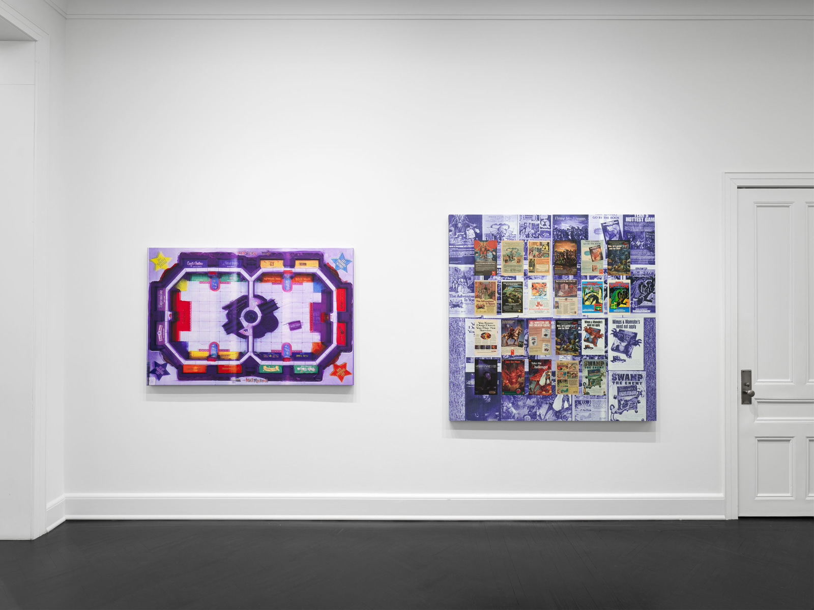 Installation view, Simon Denny,&nbsp;Dungeon, Petzel, 2024