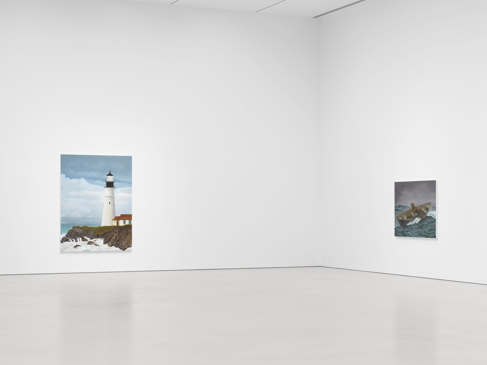 Installation view, Sean Landers, Adrift,&nbsp;Petzel, 2023