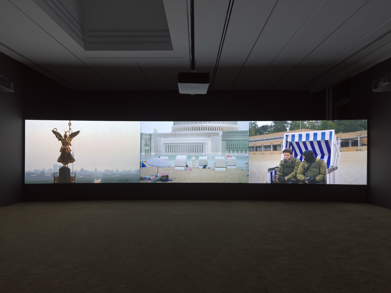 Installation view, Yael Bartana,&nbsp;Malka Germania, Petzel, 2023