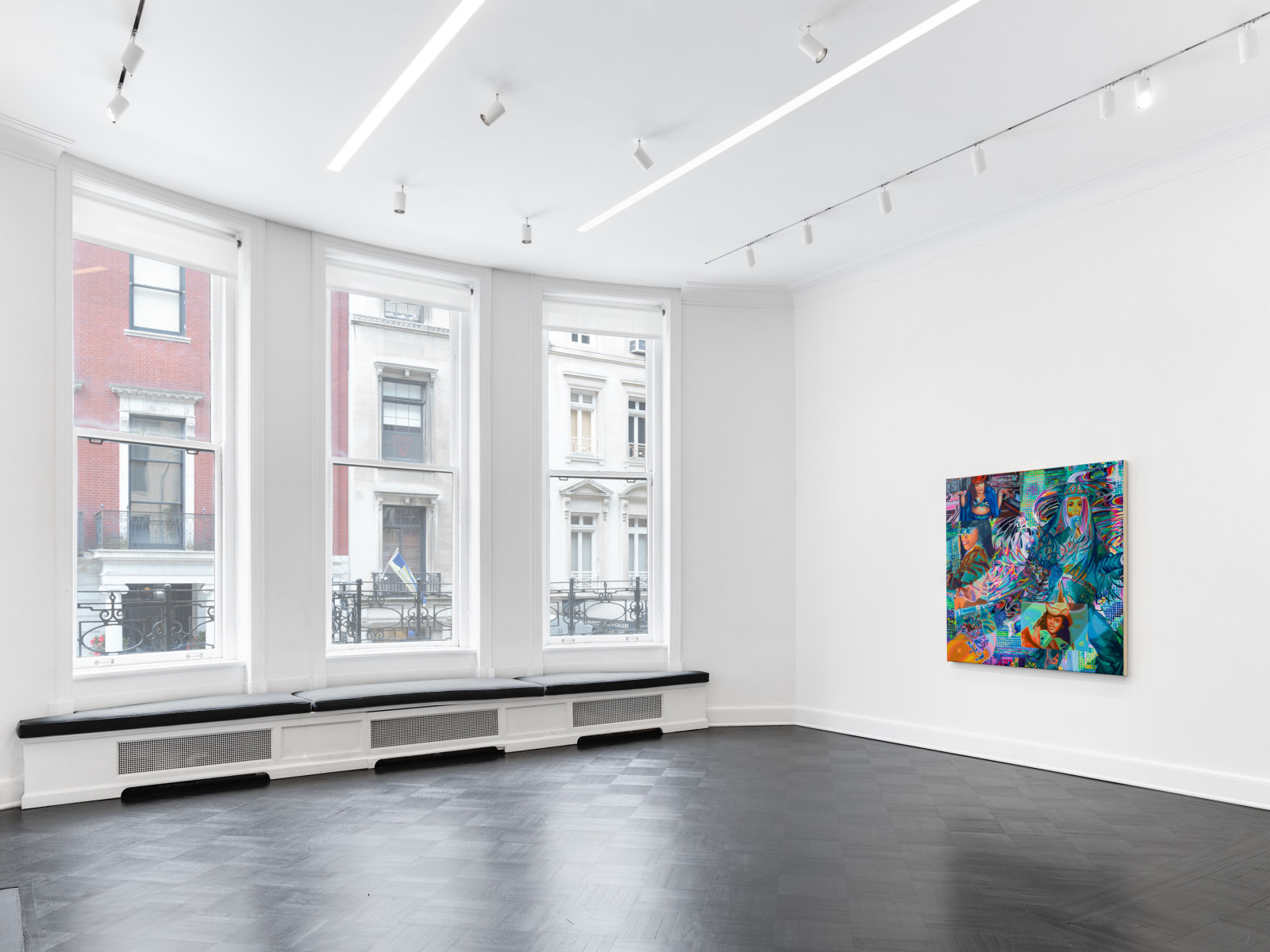 Installation view, Dana Hoey and Caitlin Cherry, Hello Trouble, Petzel, 2022