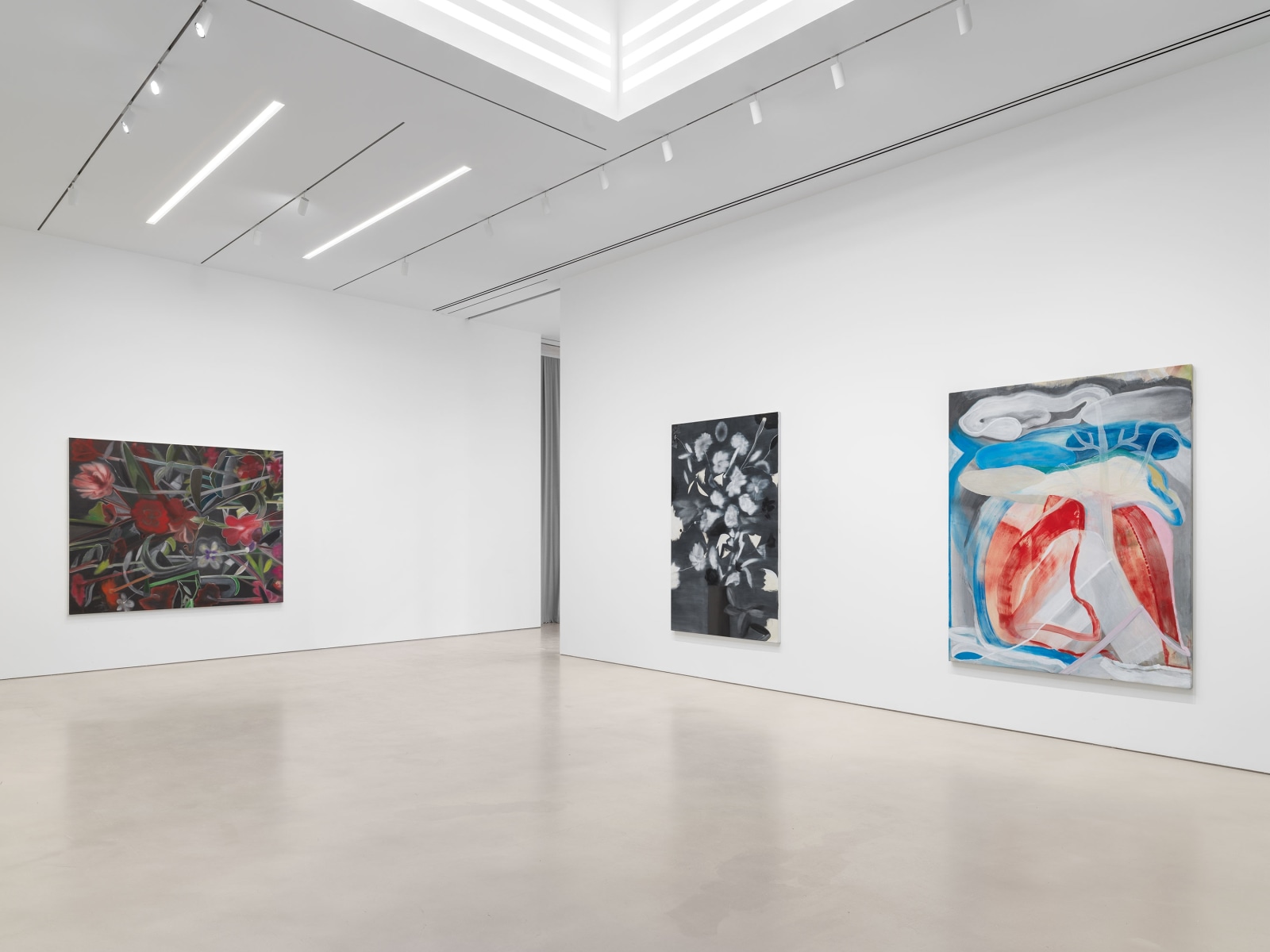 Installation view, Ross Bleckner, Mashber, Petzel, 2024