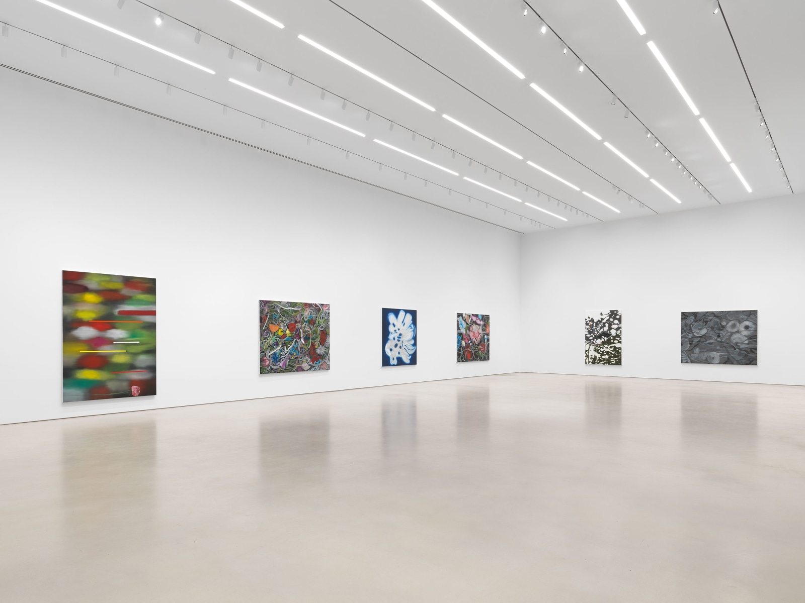 Installation view, Ross Bleckner, Mashber, Petzel, 2024