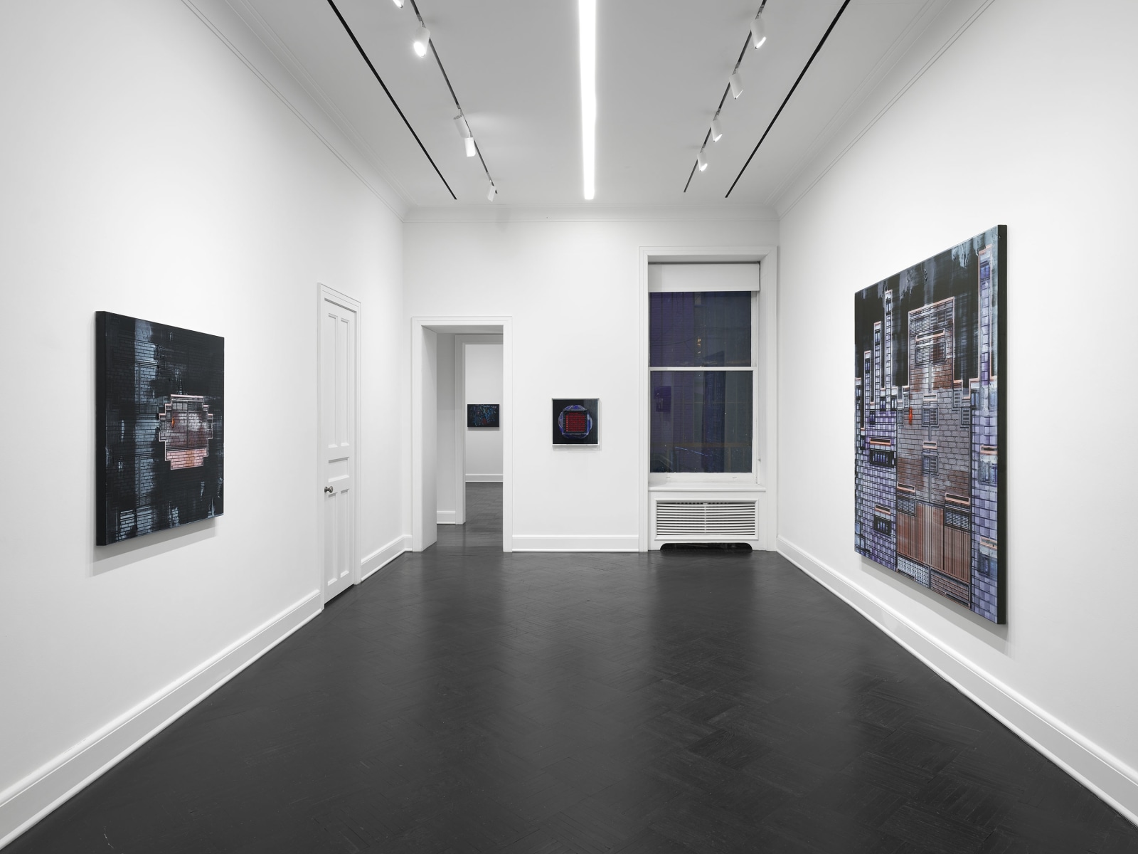 Installation view, Simon Denny,&nbsp;Dungeon, Petzel, 2024