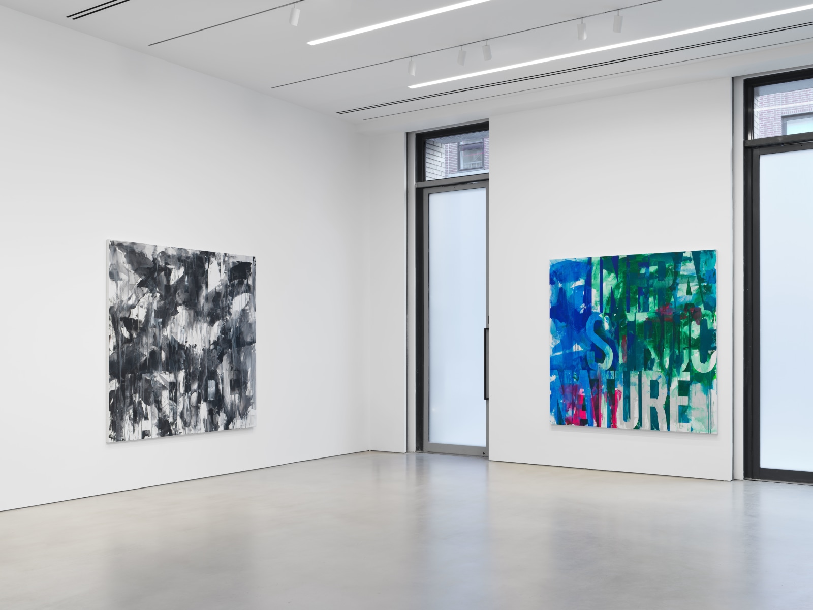 Installation view, Heimo Zobernig,&nbsp;Untitled,&nbsp;Petzel, 2022