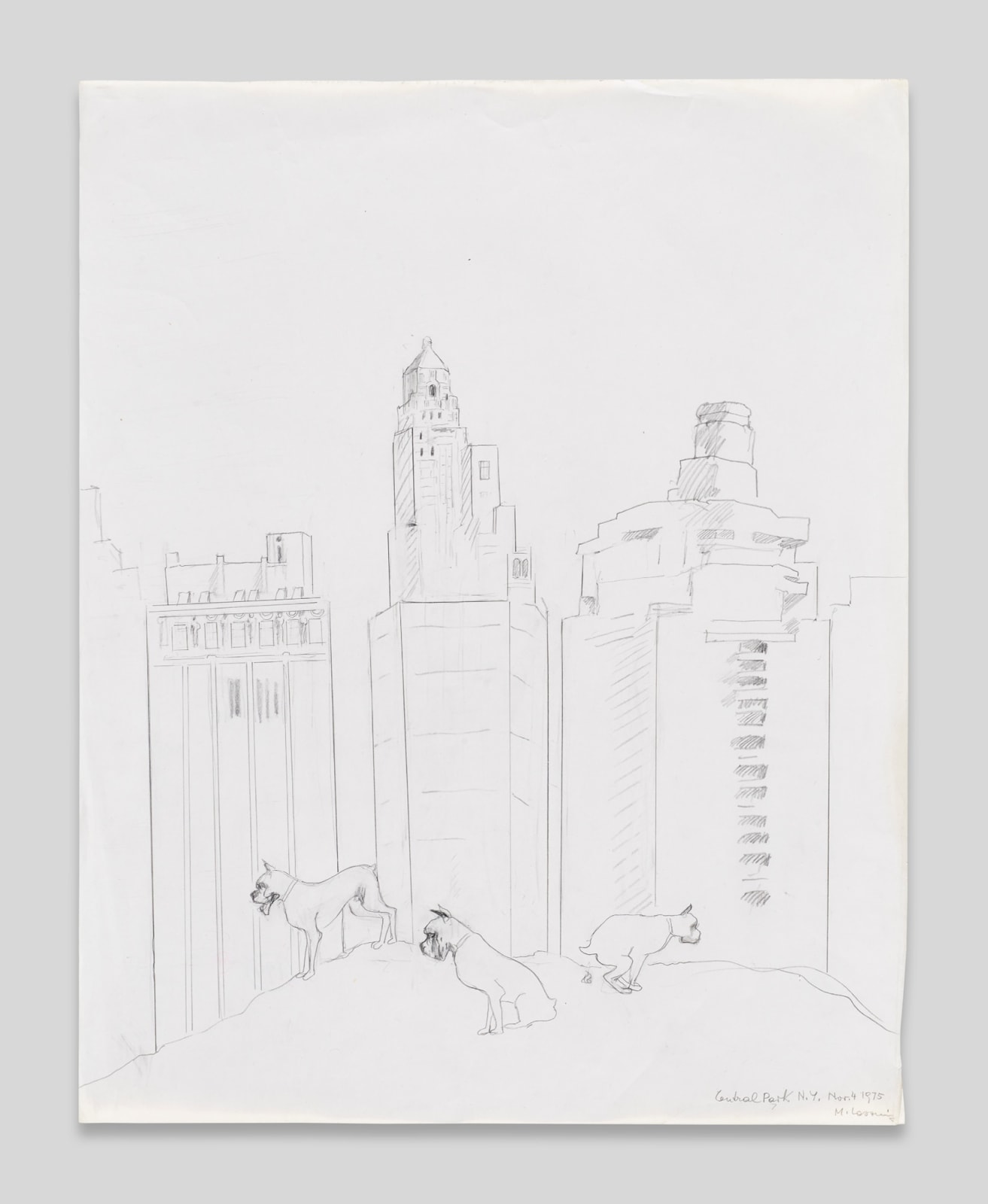 Maria Lassnig, Central Park N.Y.