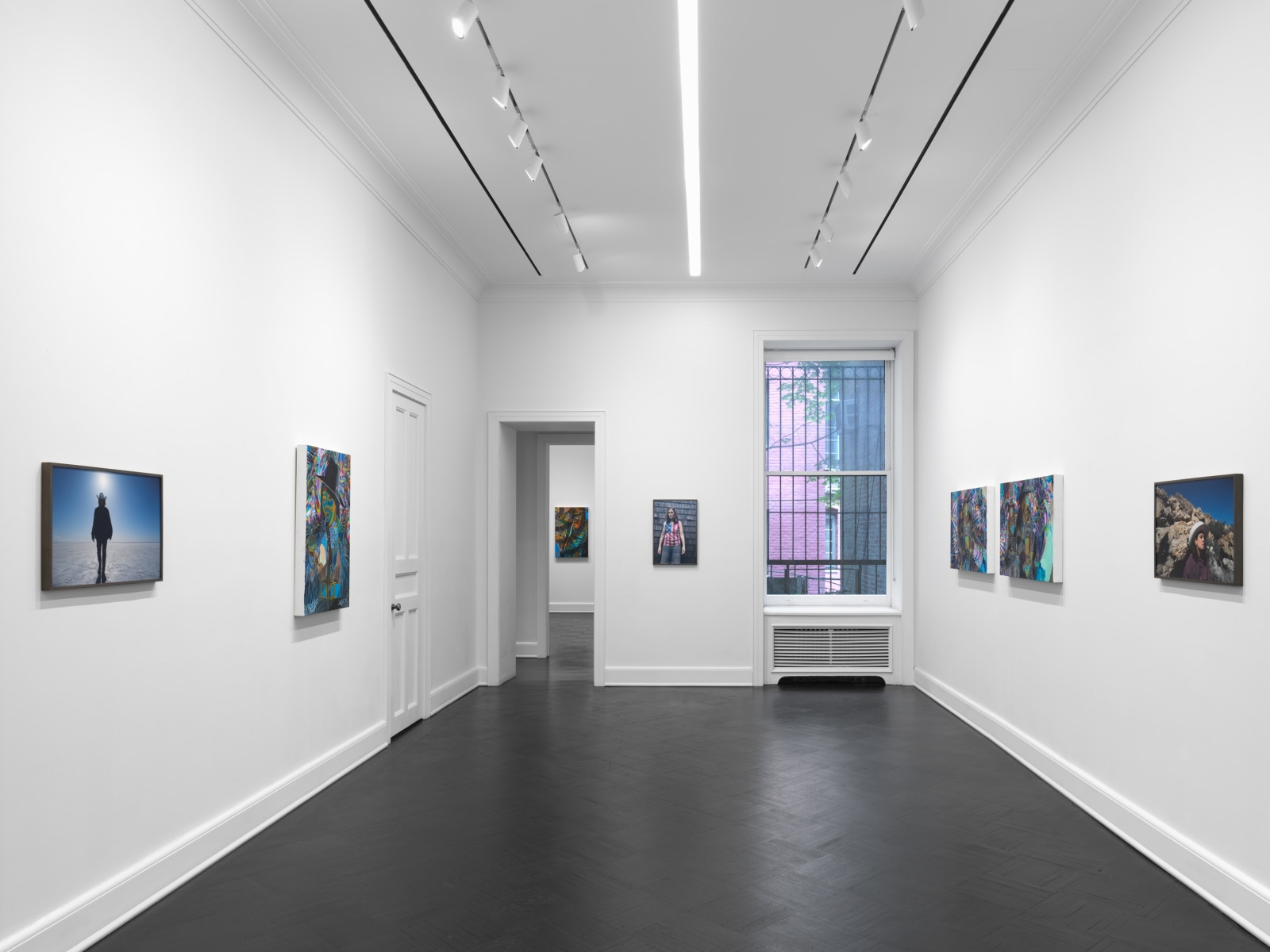 Installation view, Dana Hoey and Caitlin Cherry, Hello Trouble, Petzel, 2022