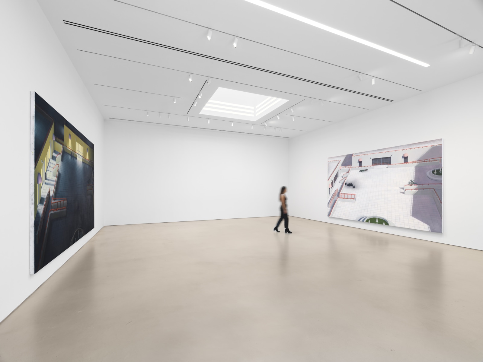 Installation view, Thomas Eggerer, Plaza, Petzel, New York, 2023